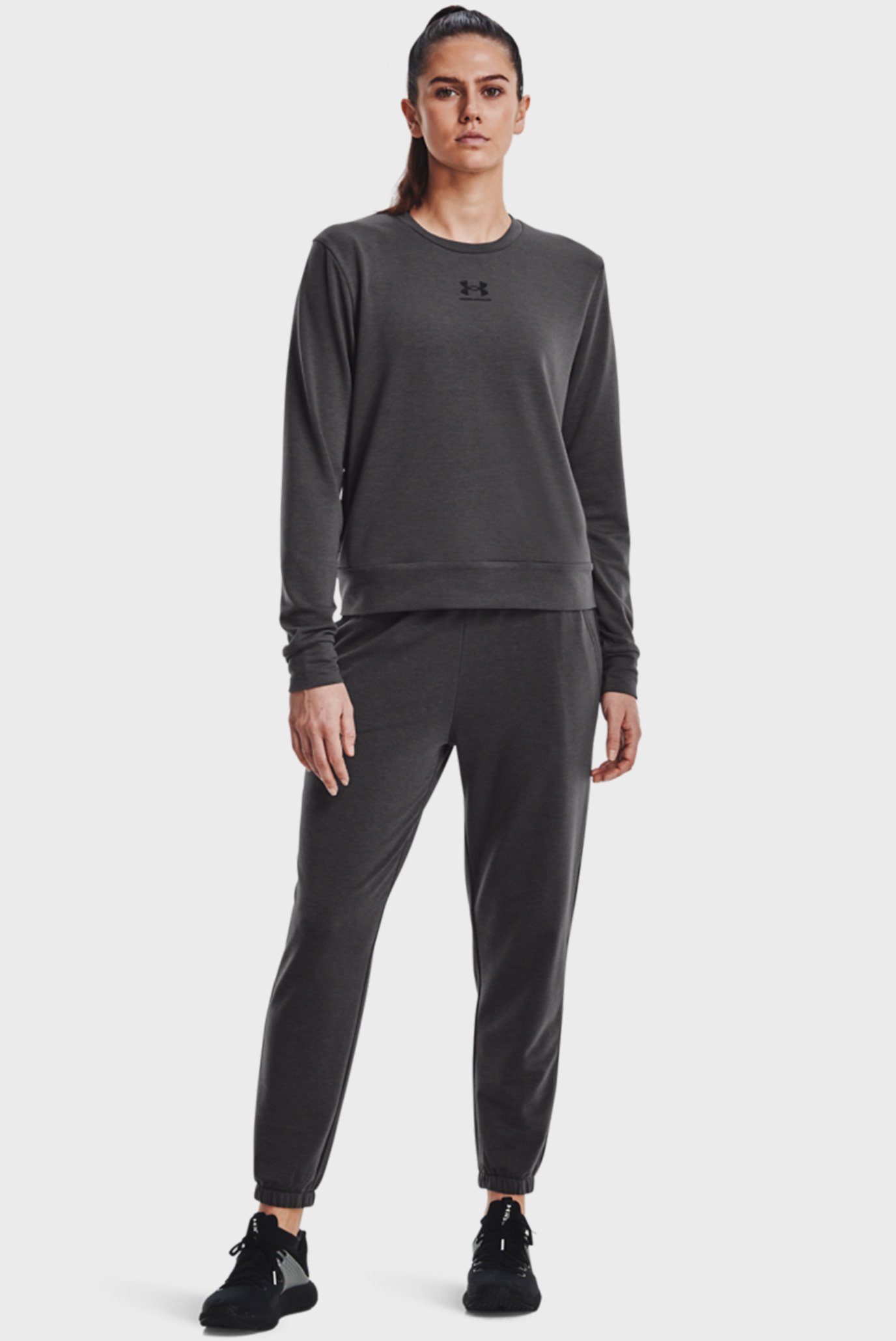 Женские темно-серые спортивные брюки Rival Terry Jogger 8