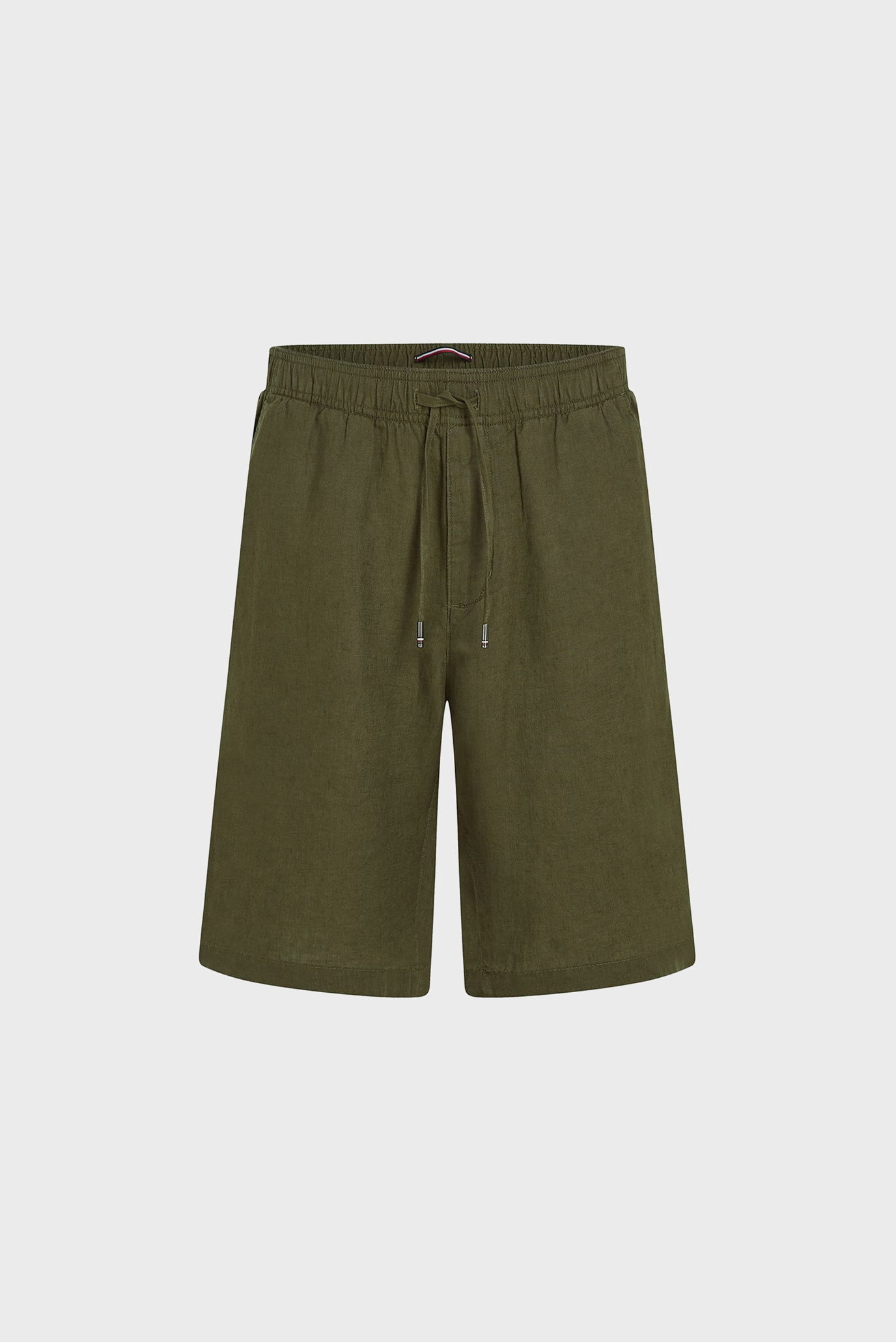 Мужские оливковые льняные шорты HARLEM PO LINEN 5