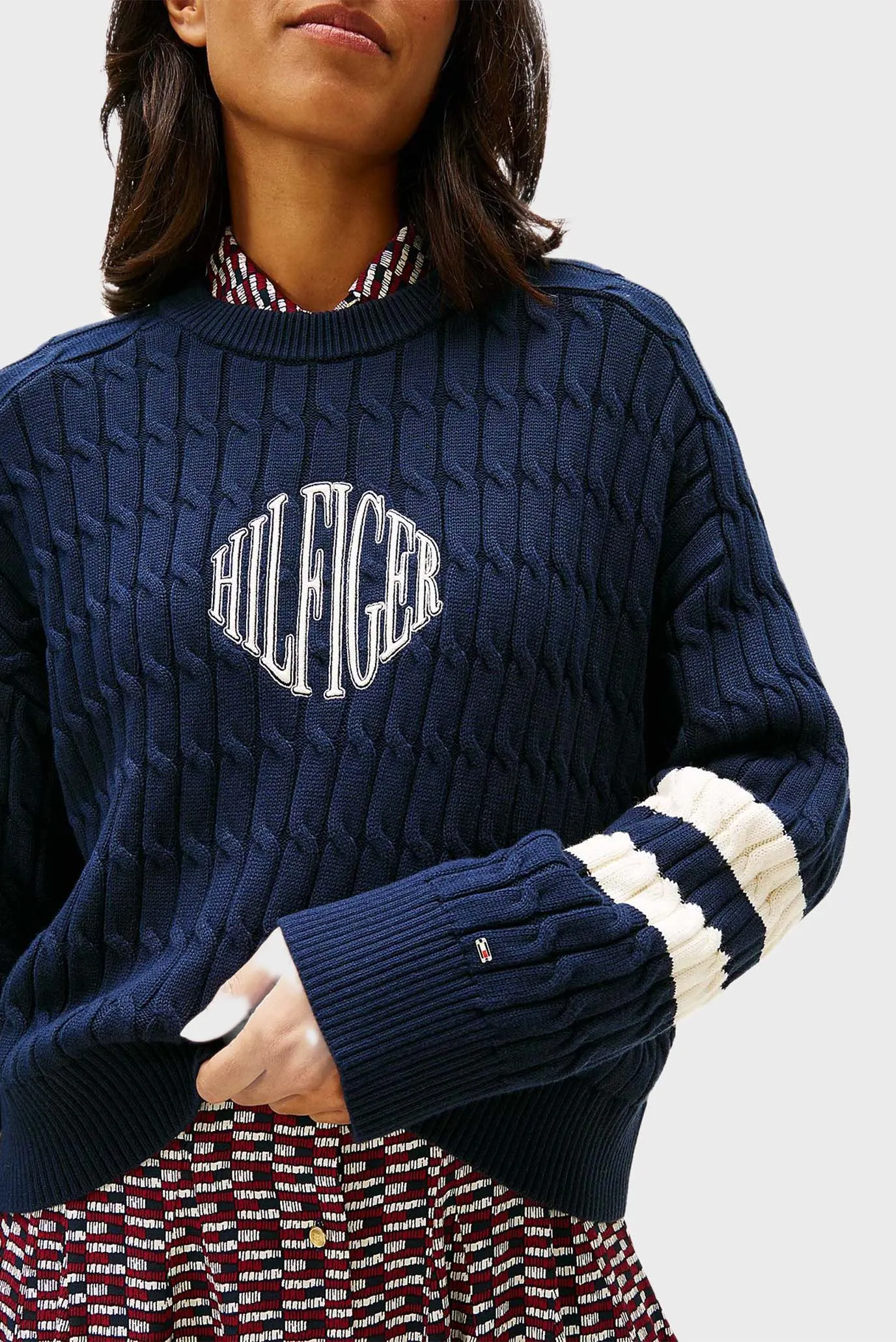 Свитер TEXTURED GRAPHIC C-NK LS SWT 4