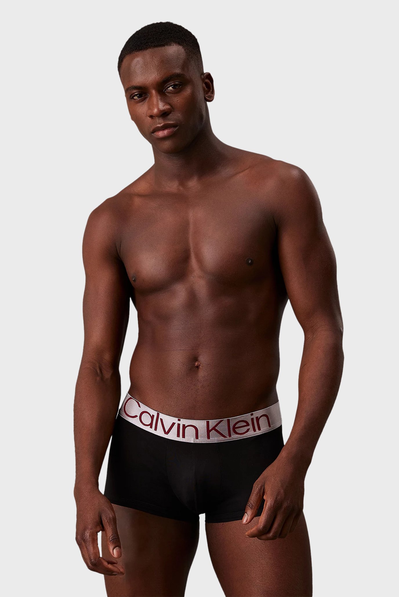 Мужские черные боксеры (3 шт) LOW RISE TRUNKCalvin Klein Мужские черные боксеры (3 шт) LOW RISE TRUNK 2