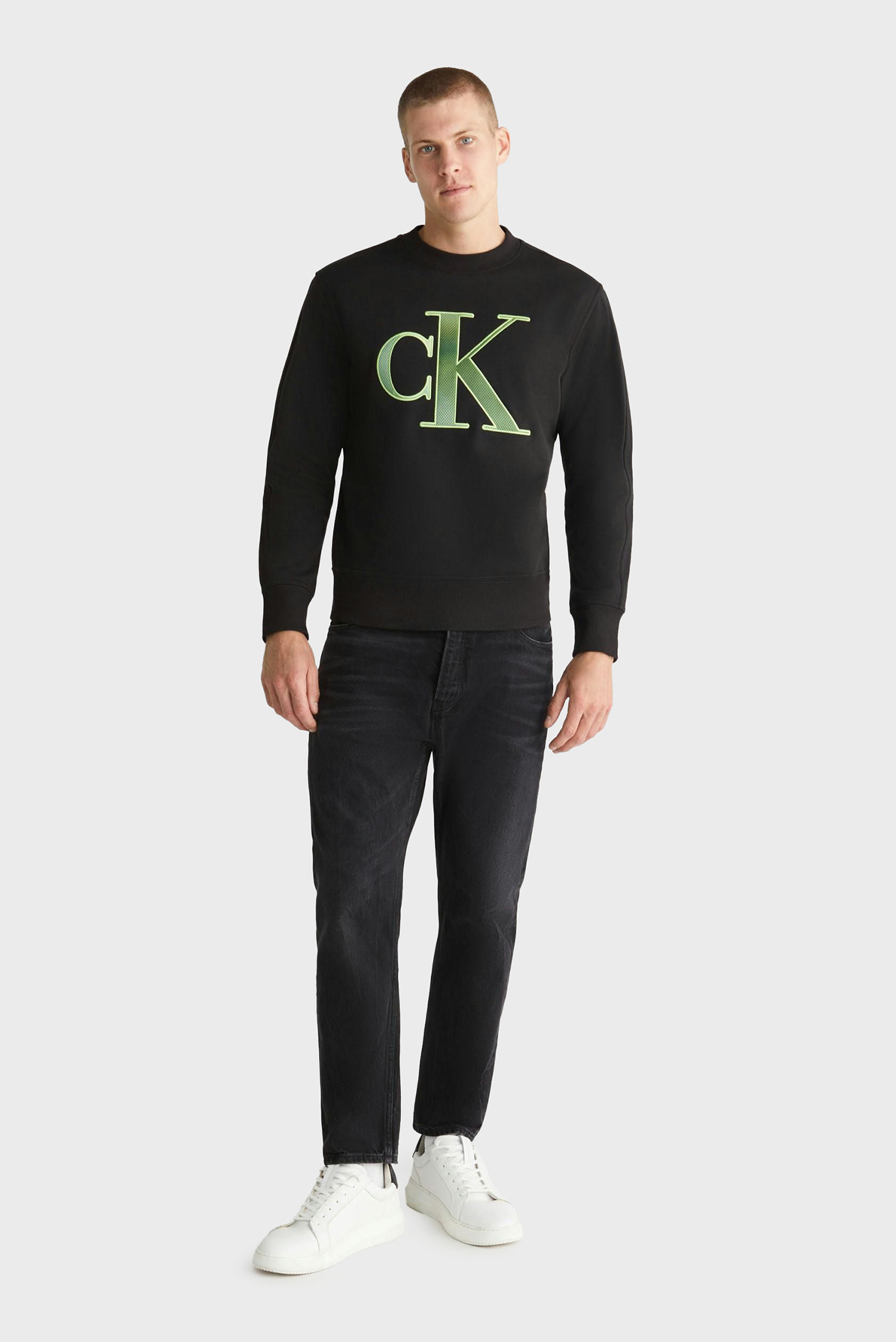 Свитшот PERFORATED MONOLOGO CREW NECK 5