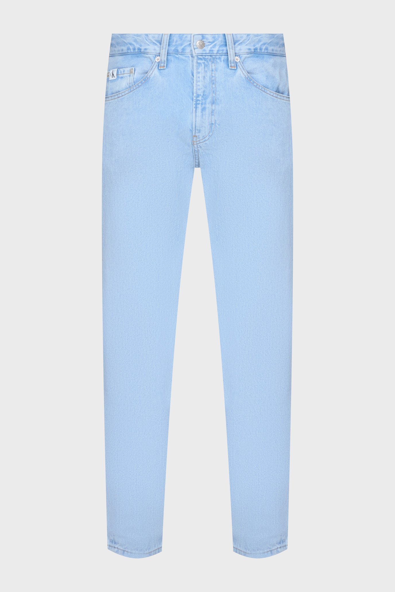 Мужские голубые джинсы 5