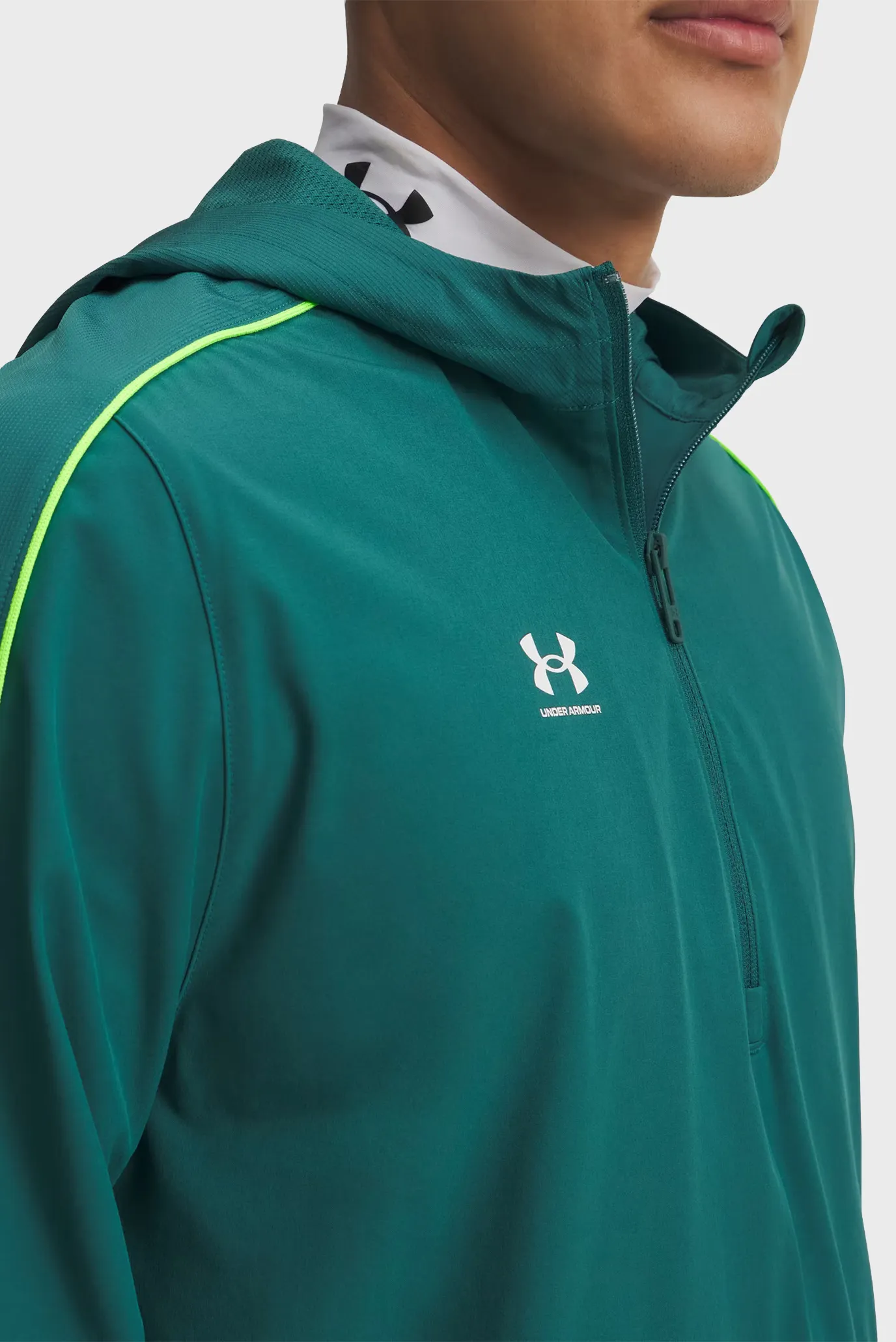 Худи UA M Challenger Warmup Jkt-GRN 3