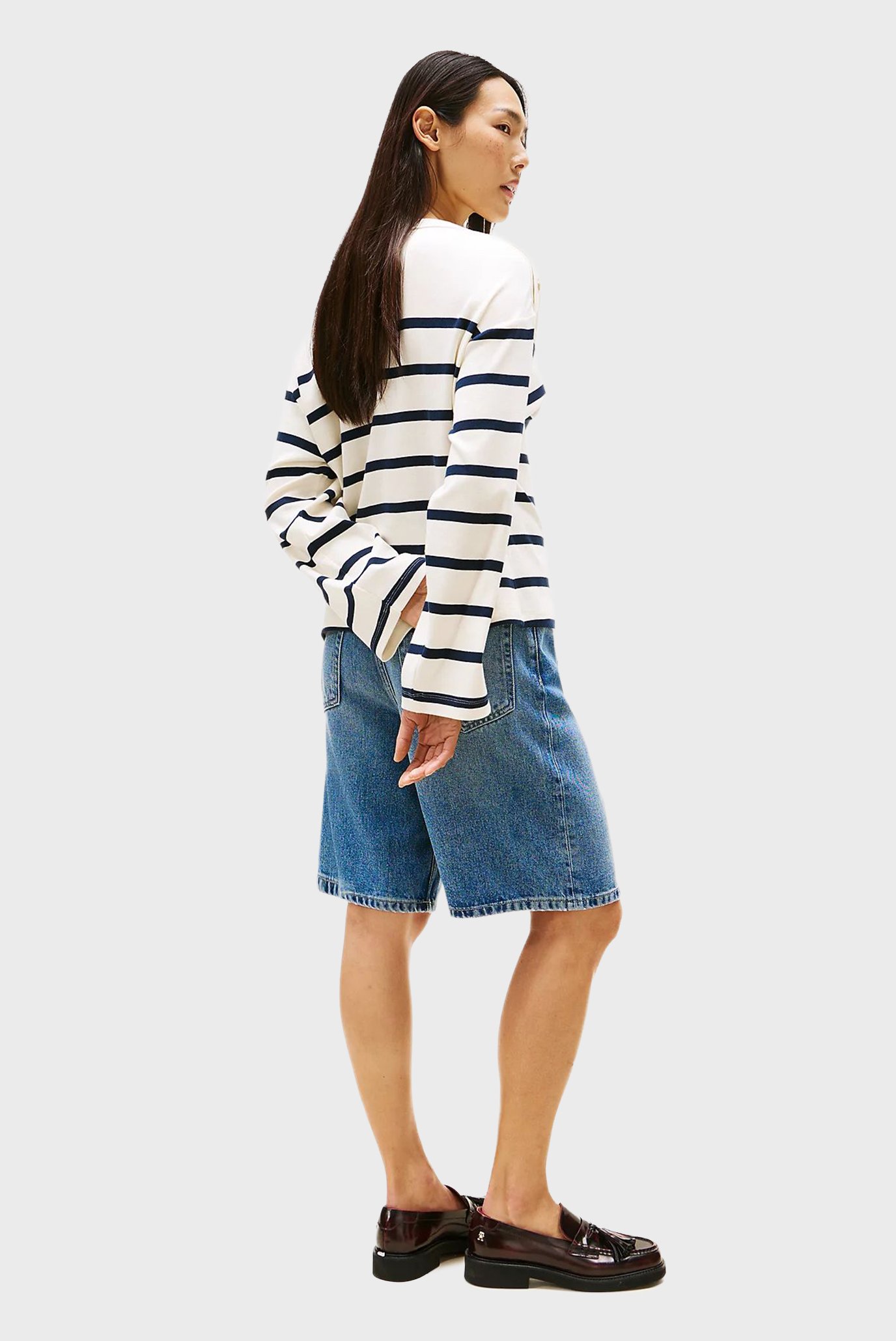 Лонгслив/LWK GOLD BUTTON BOAT-NK LS TEE 3