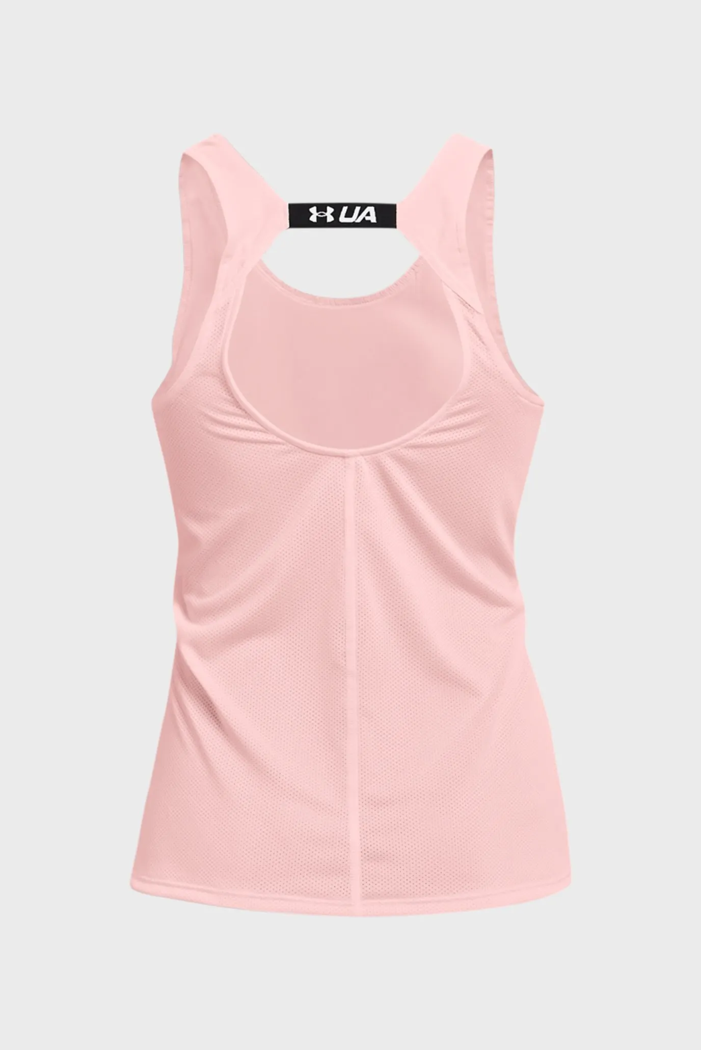 Женская розовая майка UA Fly By Tank-PNK 12