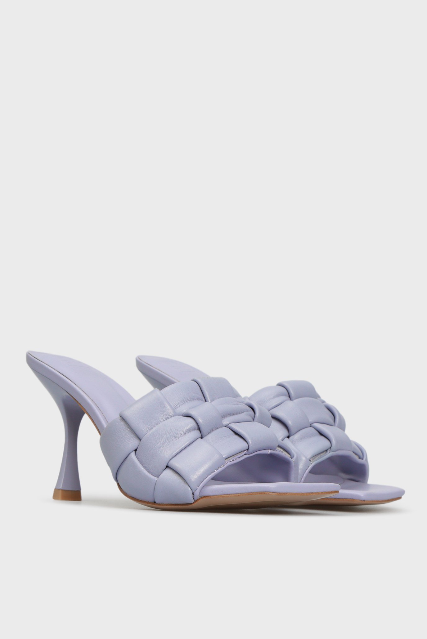 Женские сиреневые кожаные мюли AylaPRPY Женские сиреневые кожаные мюли Ayla 7