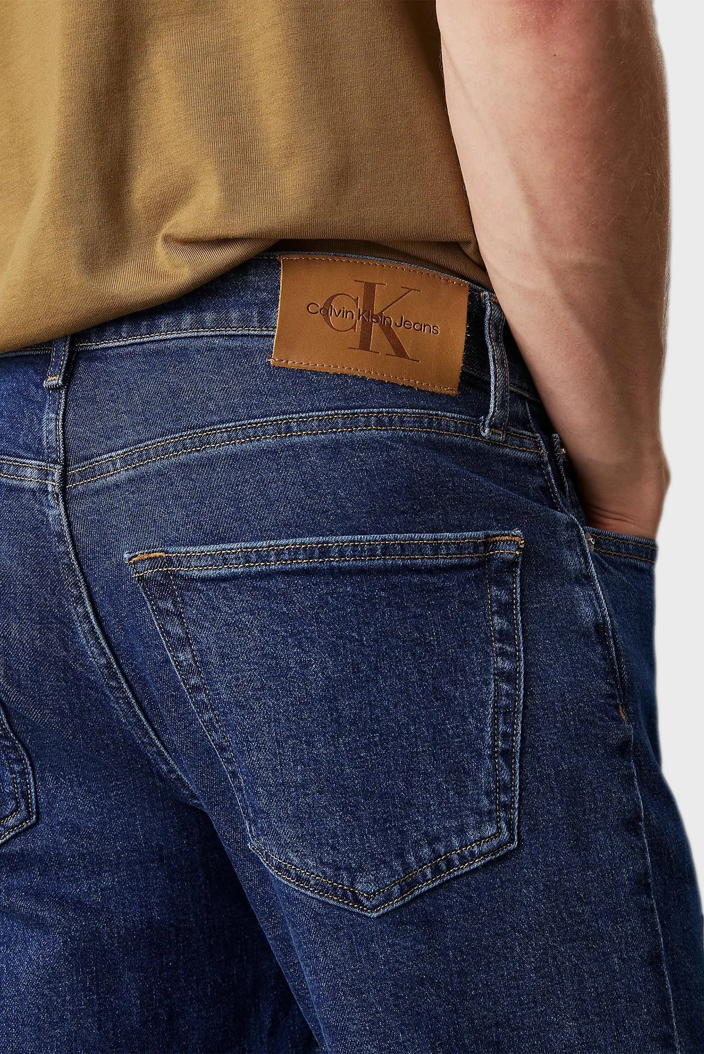 Мужские темно-синие джинсы DAD JEAN 2