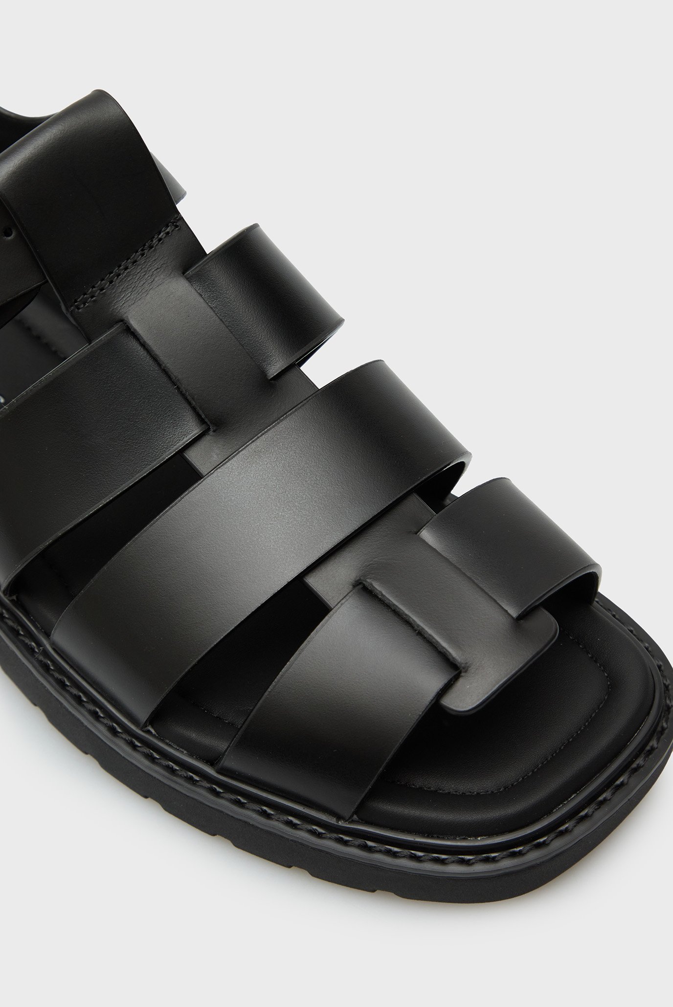 Женские черные сандалии SQ MOLDED 2