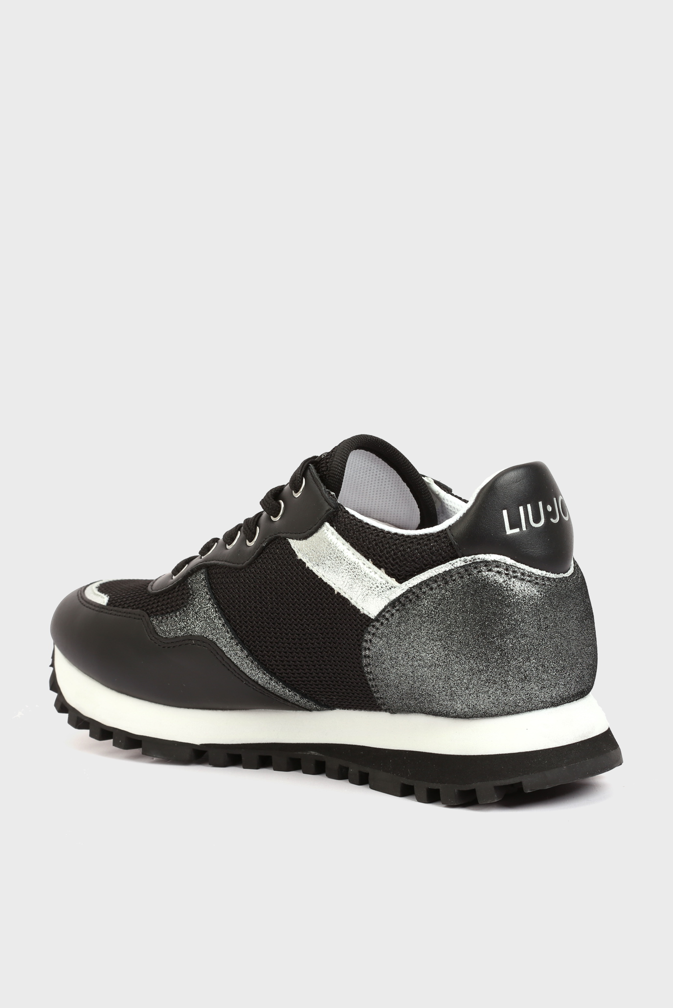 Кроссовки LIU JO WONDER 01 - SNEAKER NAPPA BRIGHT MESH BLACK 3