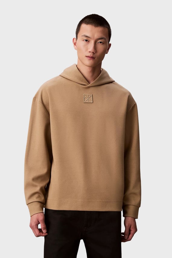 Худи LS STRETCH WOOL BLEND PO HOODIE Calvin Klein