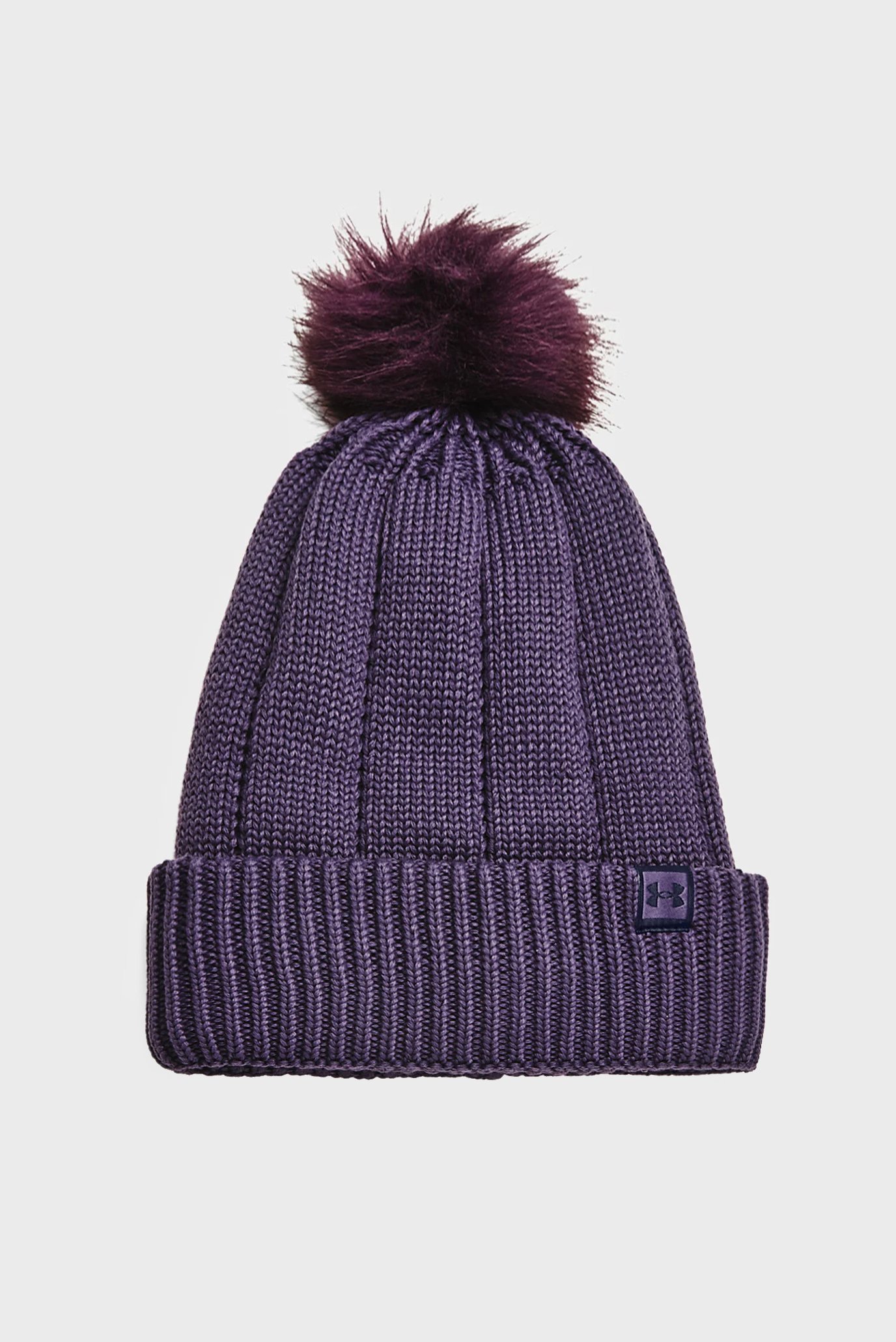 Женская фиолетовая шапка UA Around Town CGI Beanie 4