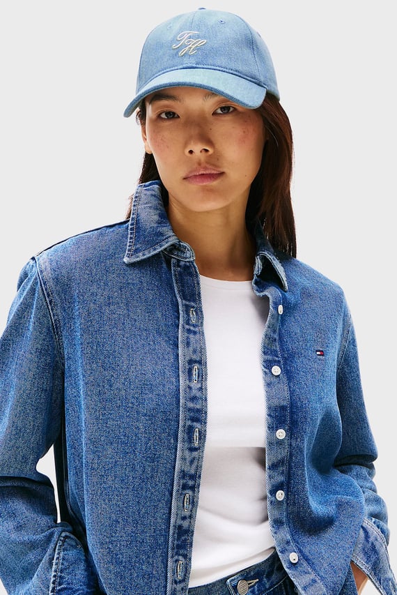 Кепка TH EMBROIDERED DENIM CAP