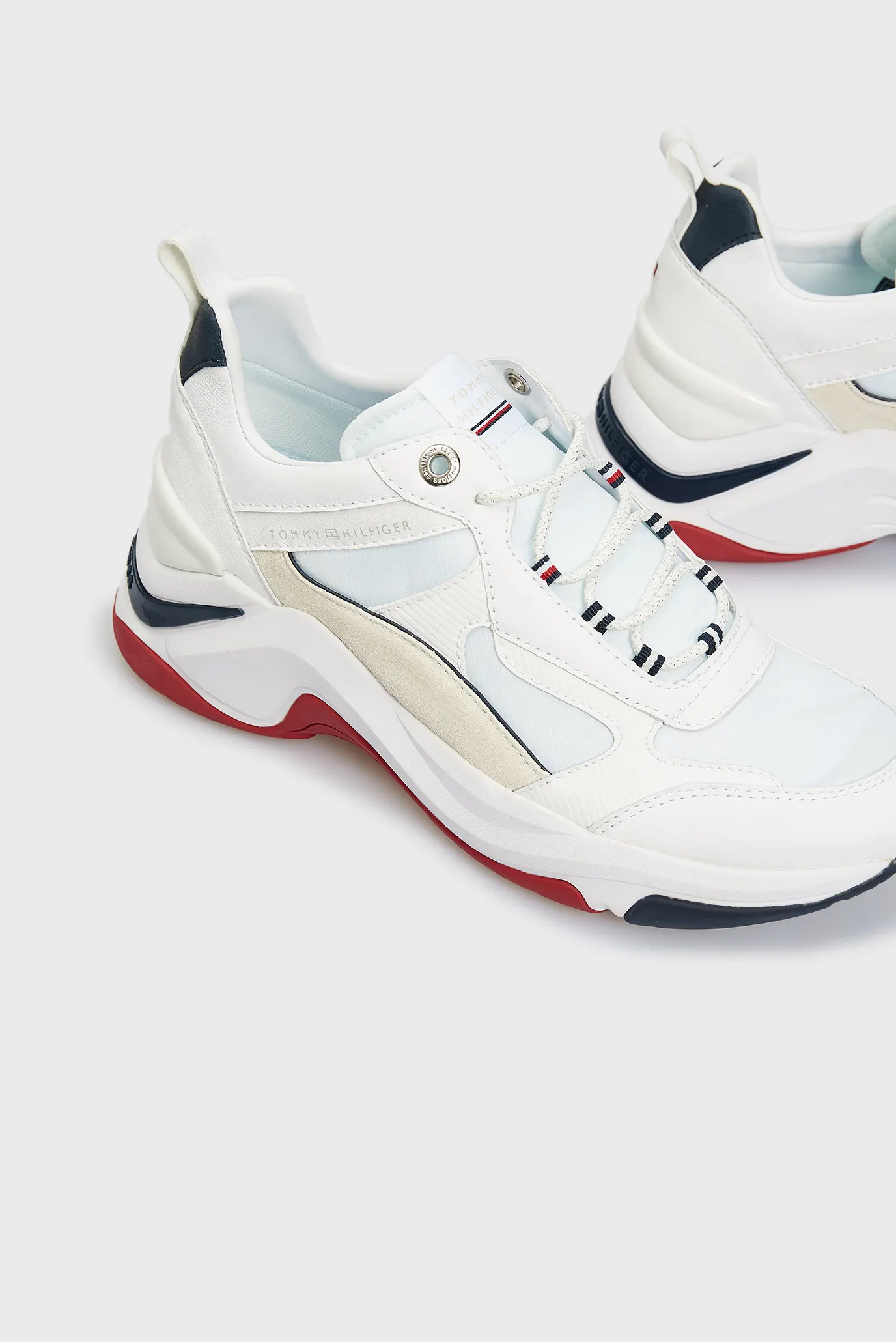 Женские белые кроссовки FASHION WEDGE 7