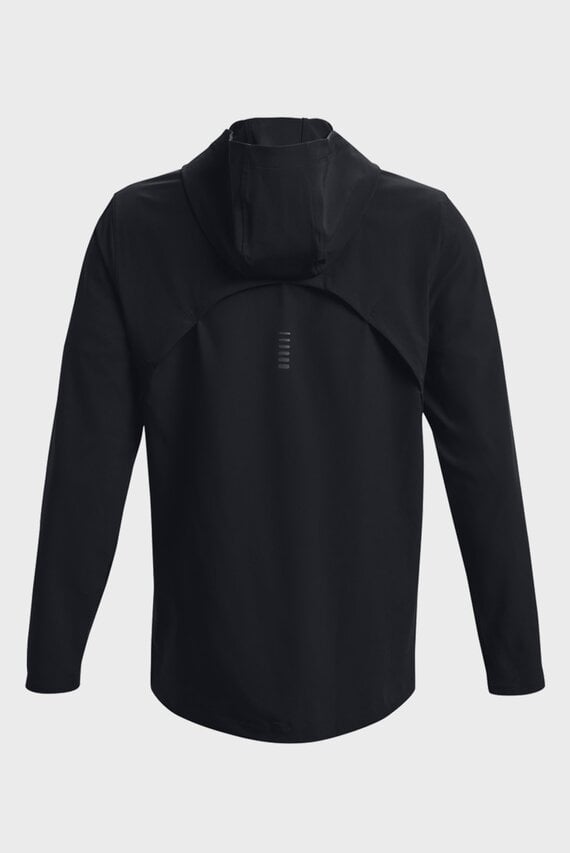 Мужская черная ветровка OUTRUN THE STORM JACKET