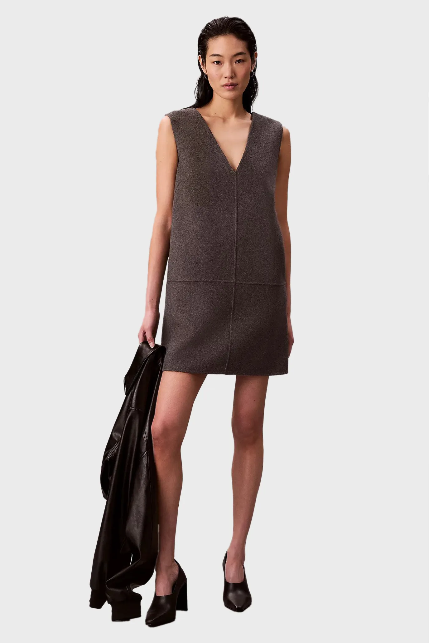 Платье Doubleface V Neck Mini Shift Dre 2