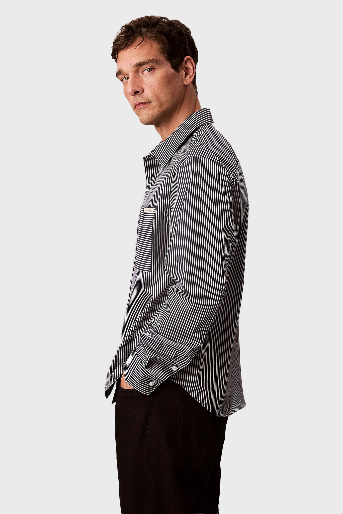 Рубашка LS YD COTTON SATIN RELAXED SHIRT 3