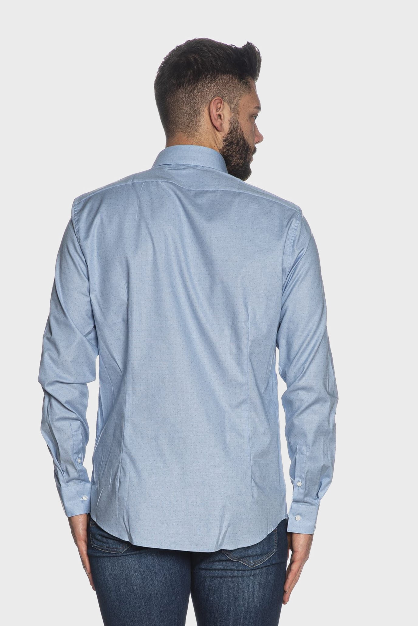 Рубашка TONAL DOBBY EASY CARE SLIM SHIRT 4