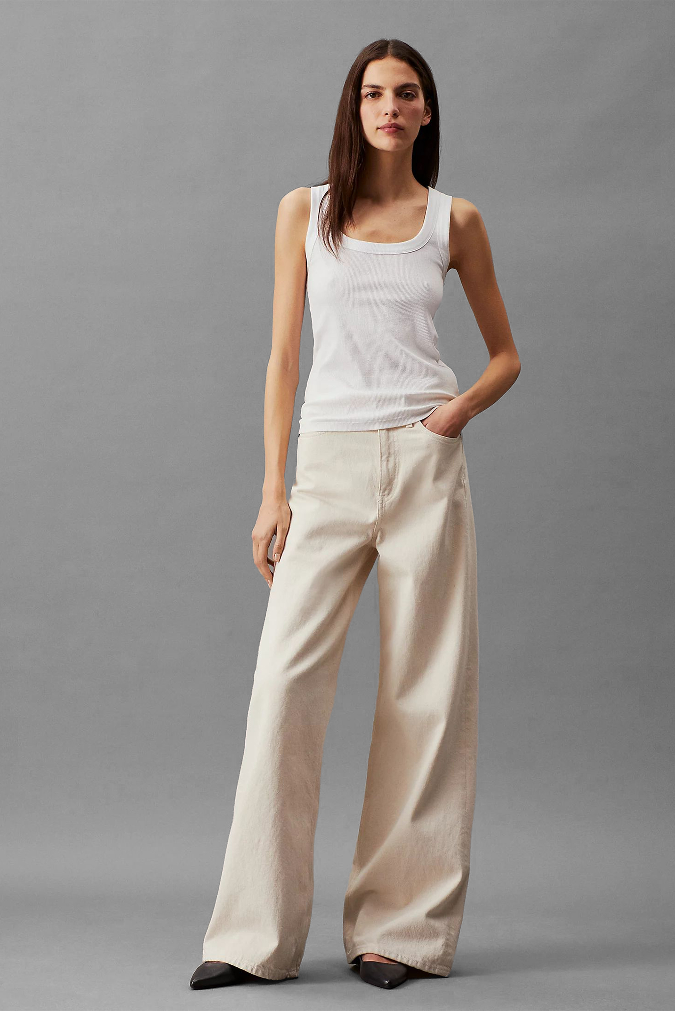 Майка COTTON RIB TANK TOP 2