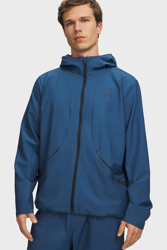 Лонгслив UA Unstoppable Woven Jacket-BLU Under Armour