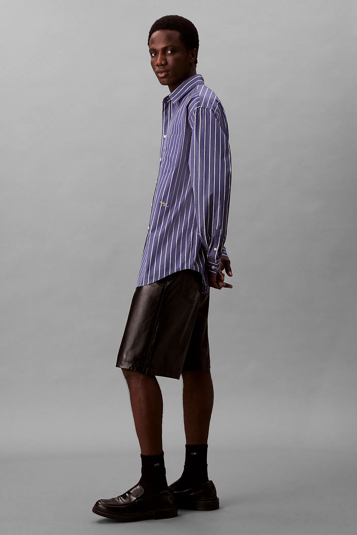 Рубашка LS OVERSIZED STRIPE COTTON SHIRT 3