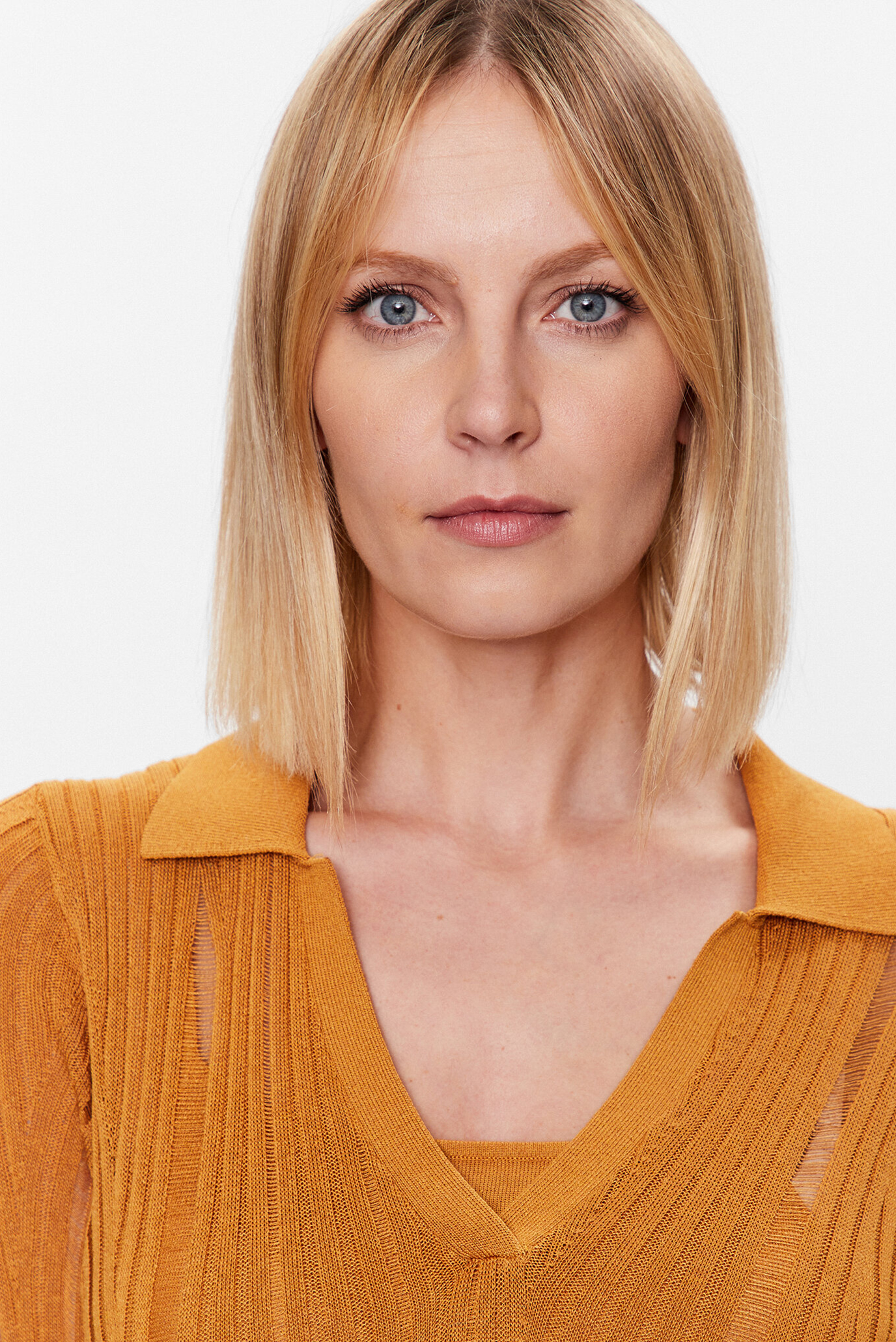 Женское горчичное платье TEXTURE STITCHCalvin Klein Женское горчичное платье TEXTURE STITCH 5