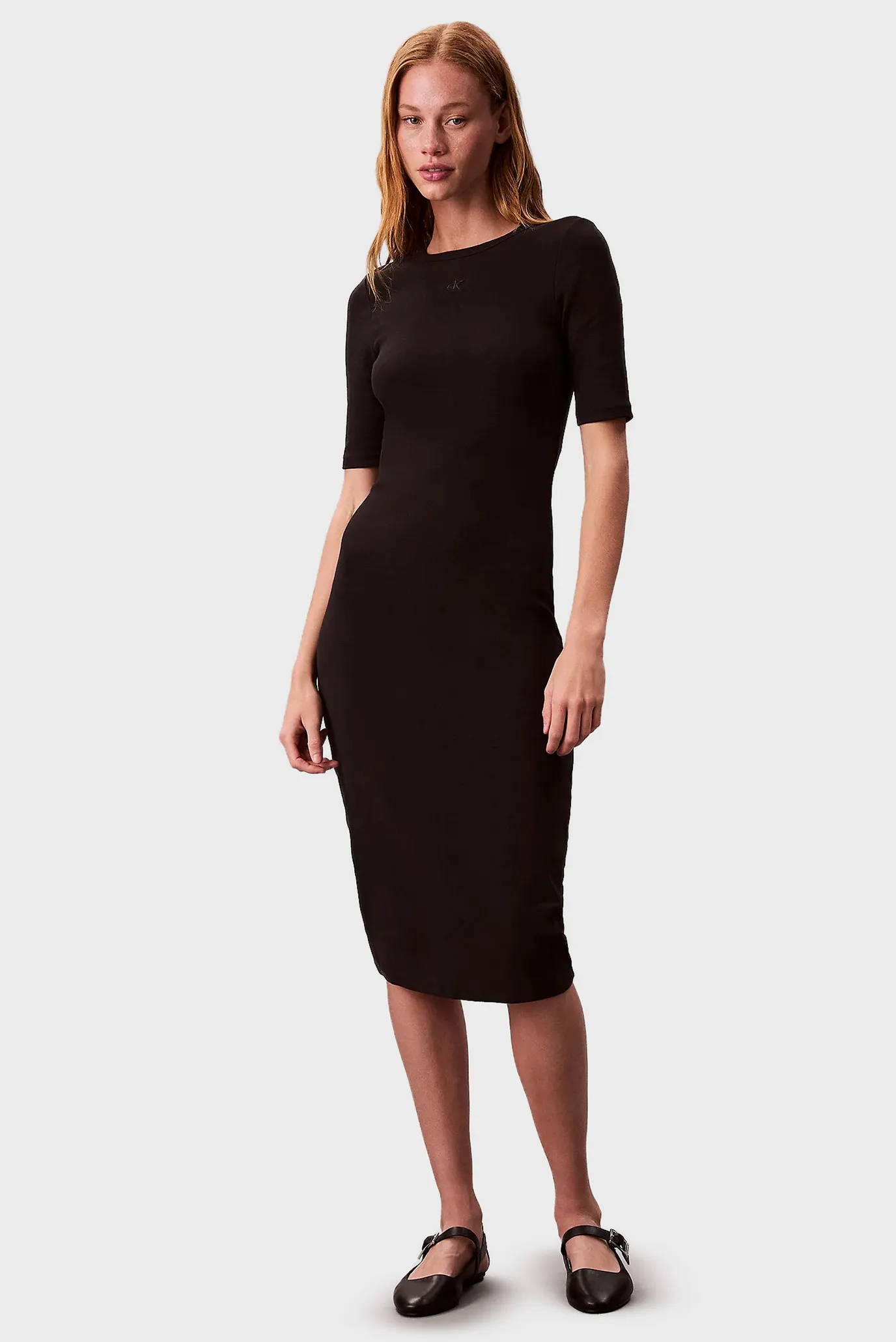 Платье HS CTN CONTOUR 1X1 RIB MIDI DRES 1