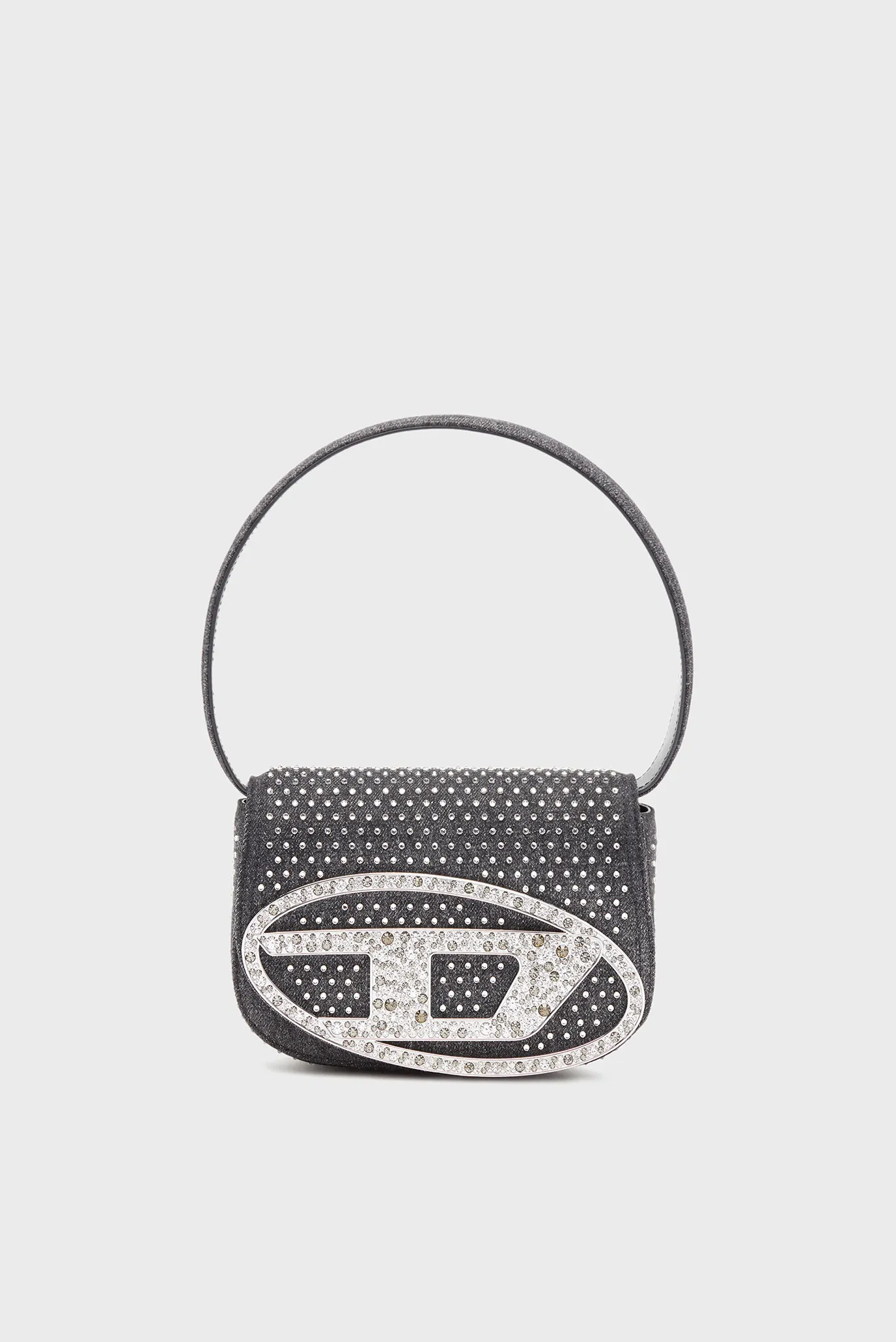 Женская черная джинсовая сумка 1DR 1