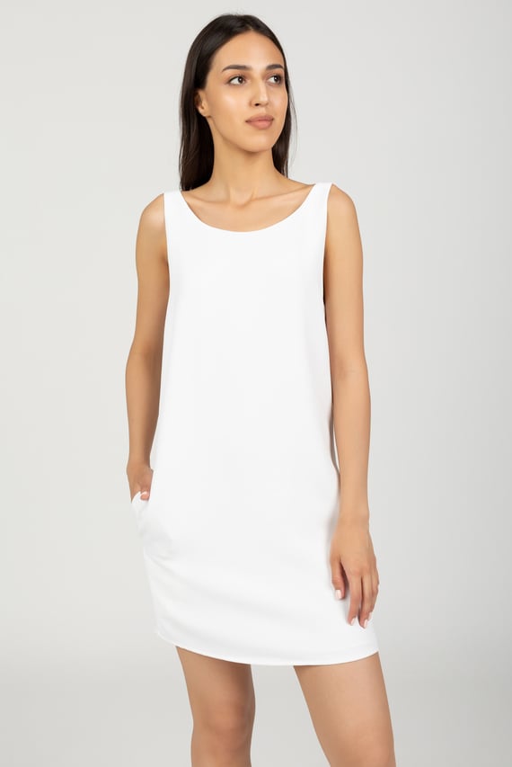 Платье TRAVEL CREPE MINI DRESS Calvin Klein