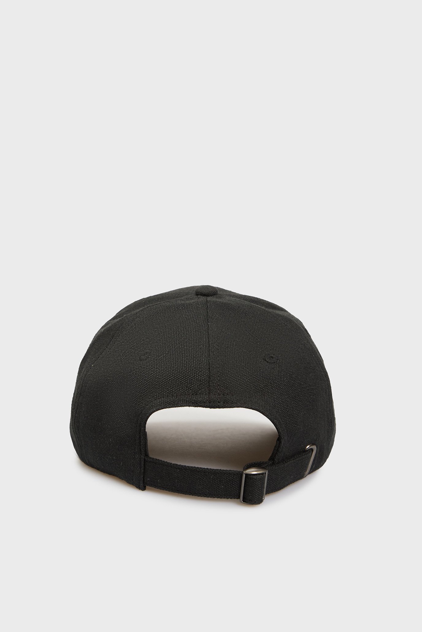 Мужская черная льняная кепка LINEN BB CAP 2