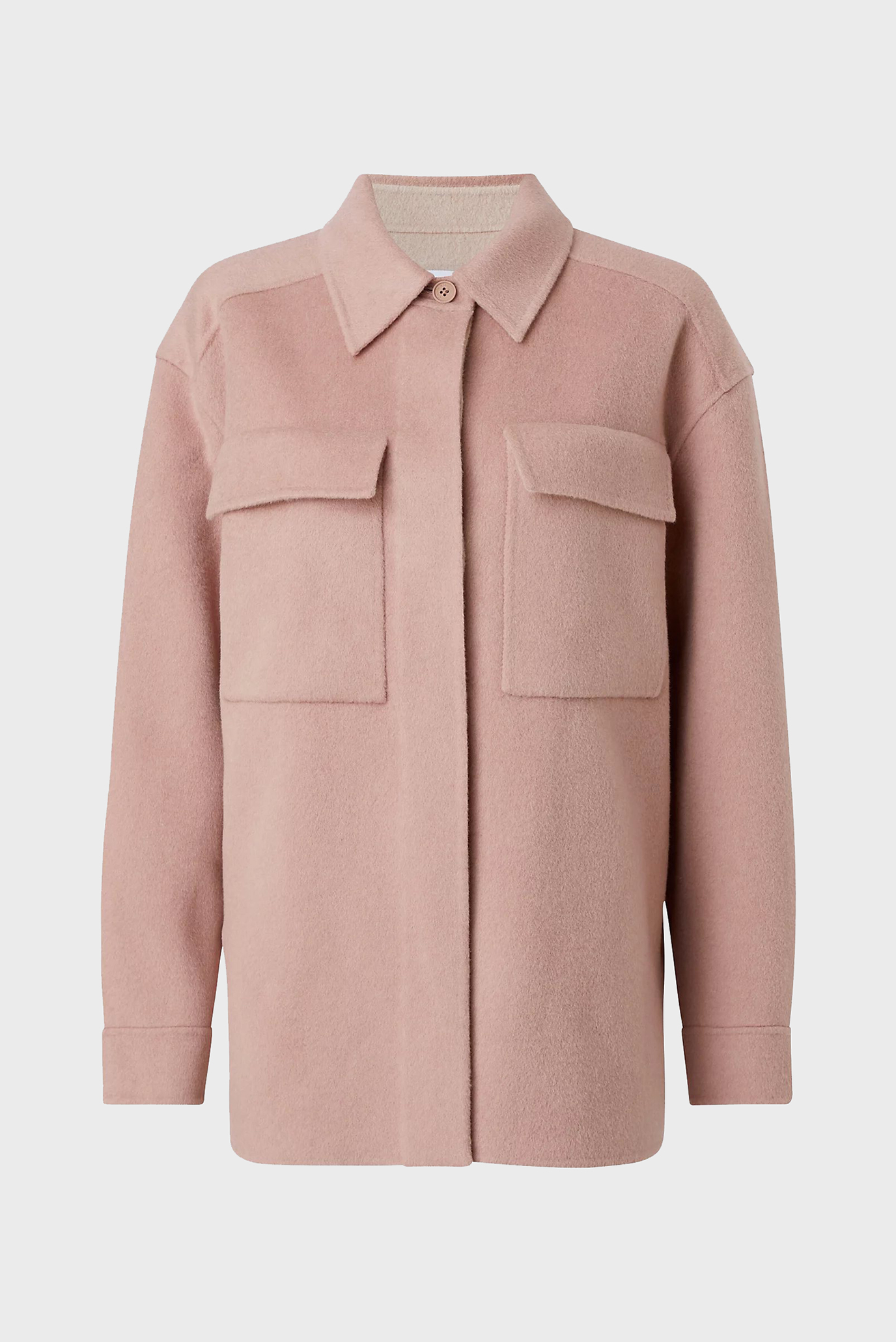 Куртка демисезонная DOUBLE FACED WOOL SHACKET 5