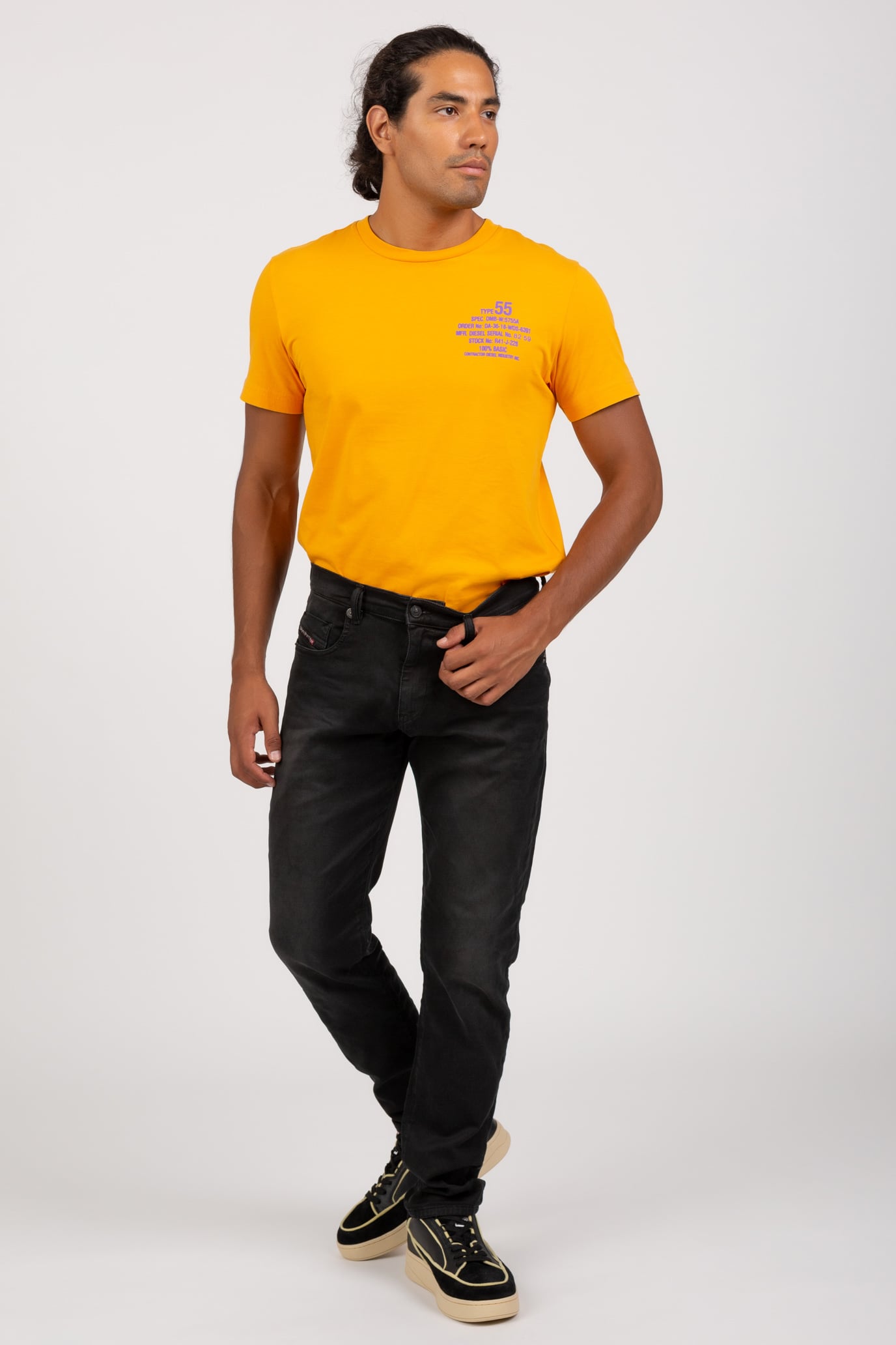 Мужские черные джинсы D-STRUKT-Z-NE 4