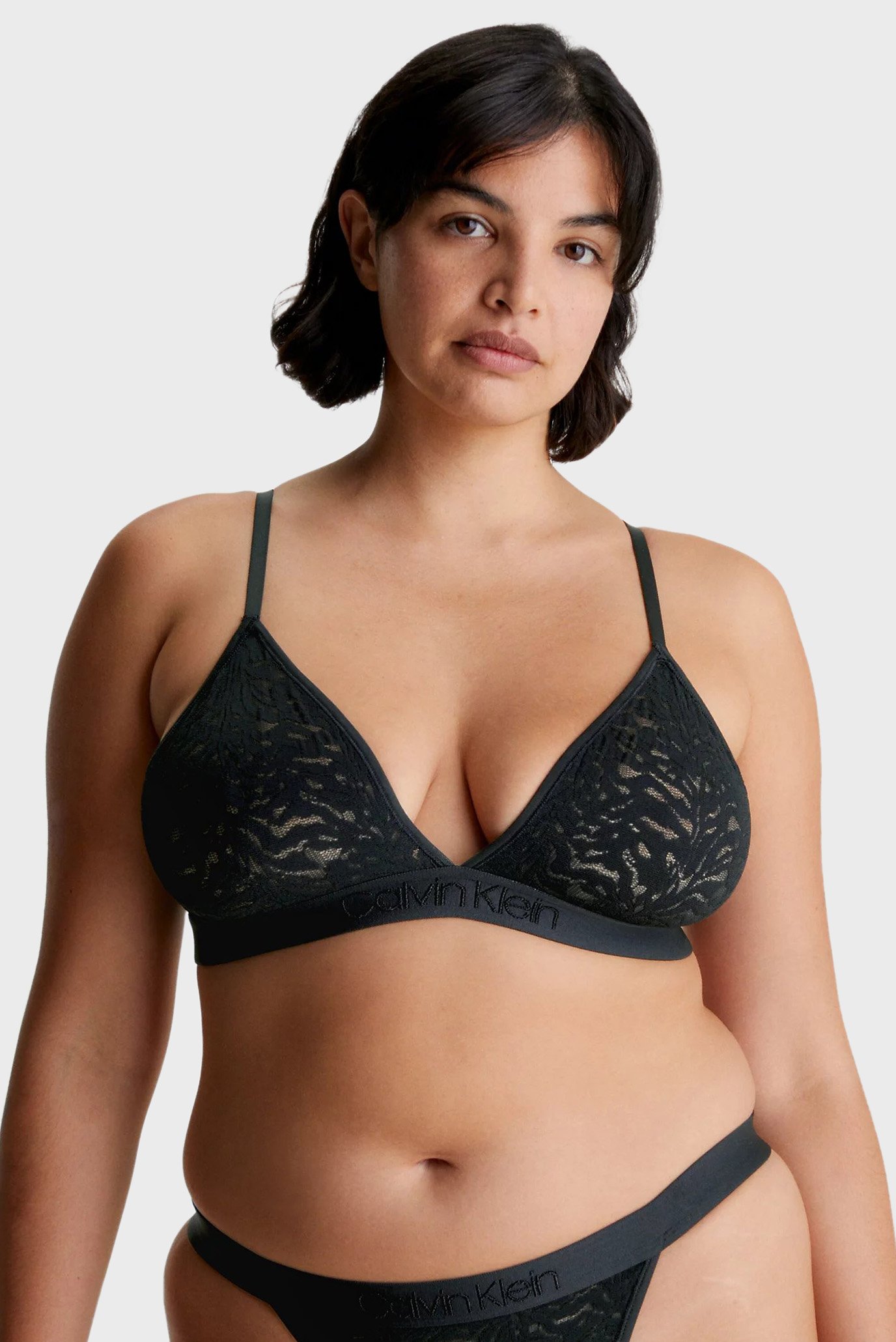 Женский черный бюстгальтер UNLINED TRIANGLE 9