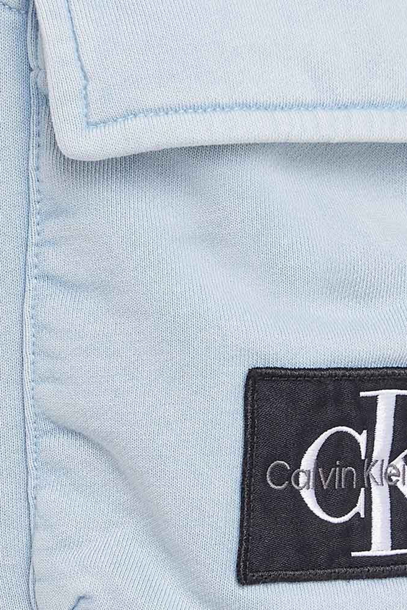 Мужские голубые шорты WASHED BADGE 3