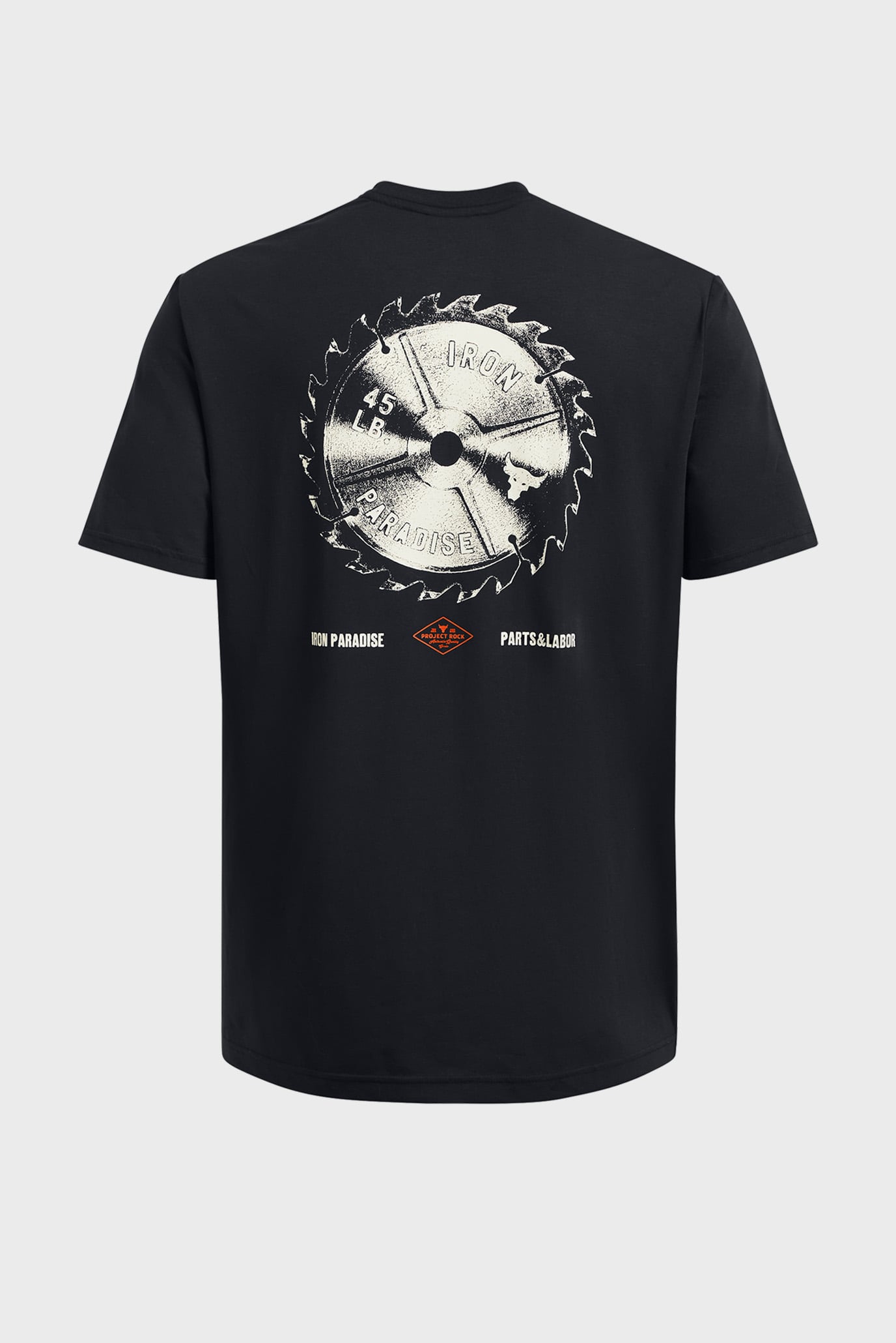 Мужская черная футболка UA Pjt Rck SS Tools 4