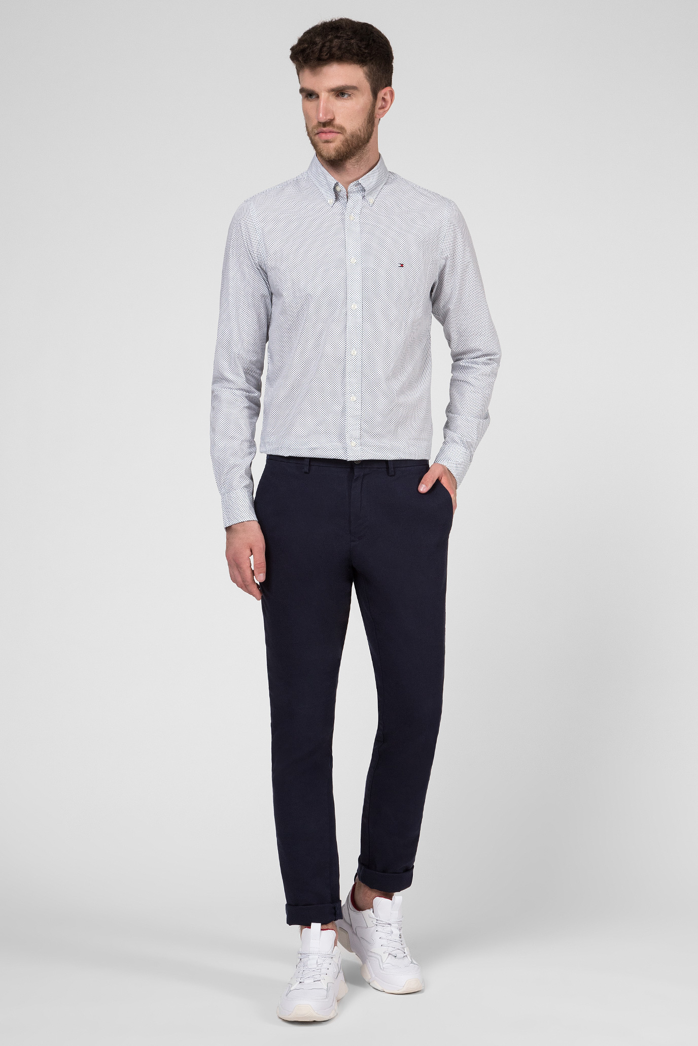 Мужские темно-синие чиносы DENTON 10