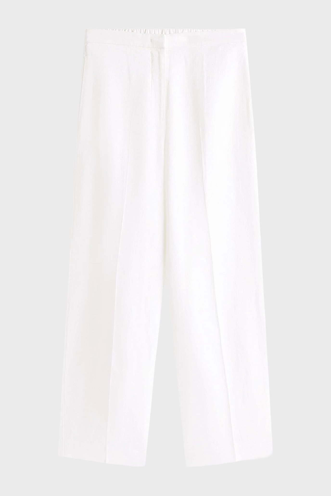 Женские белые льняные брюки TAILORED STRAIGHTTommy Hilfiger Женские белые льняные брюки TAILORED STRAIGHT 5