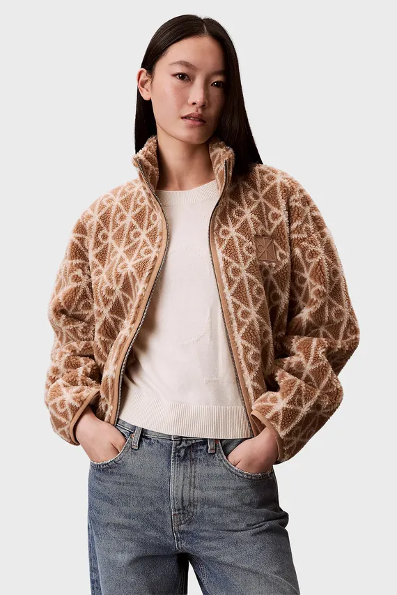 Куртка демисезонная LS AOP SHERPA JACKET Calvin Klein Jeans