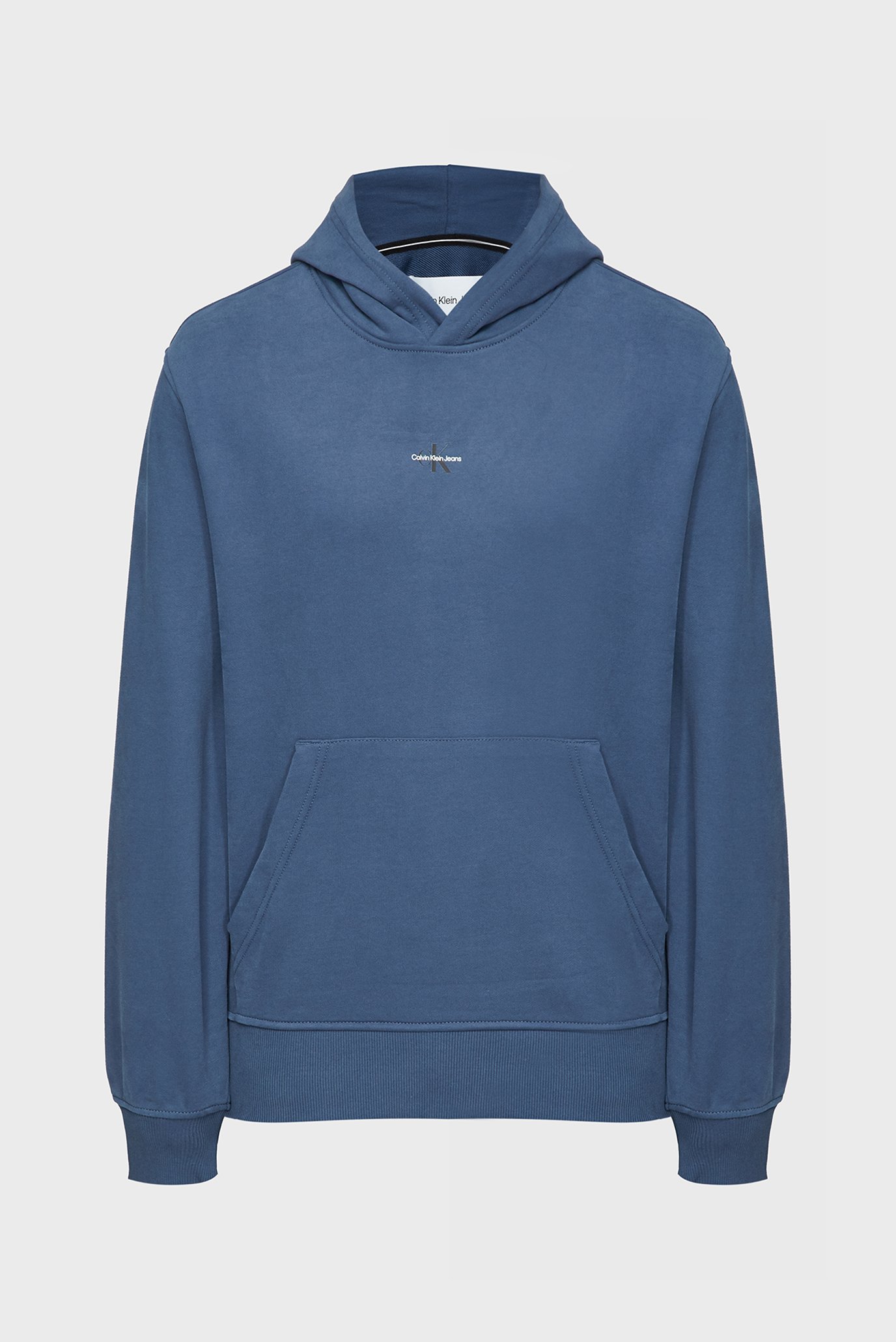 Мужское синее худи MICRO MONOLOGO HOODIE 1