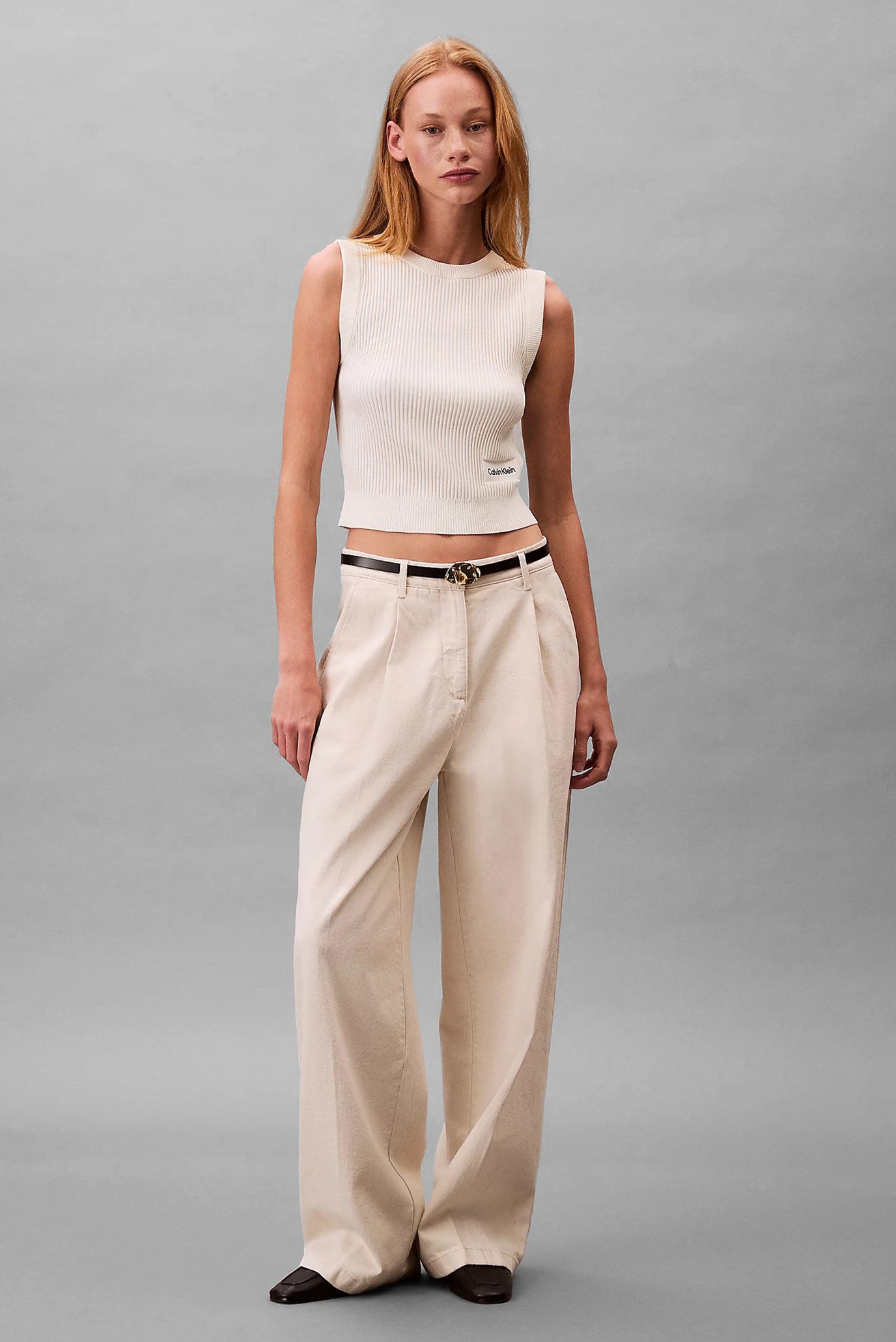 Свитер A- Viscose Nylon Crew Neck VestCalvin Klein Jeans Свитер A- Viscose Nylon Crew Neck Vest 6