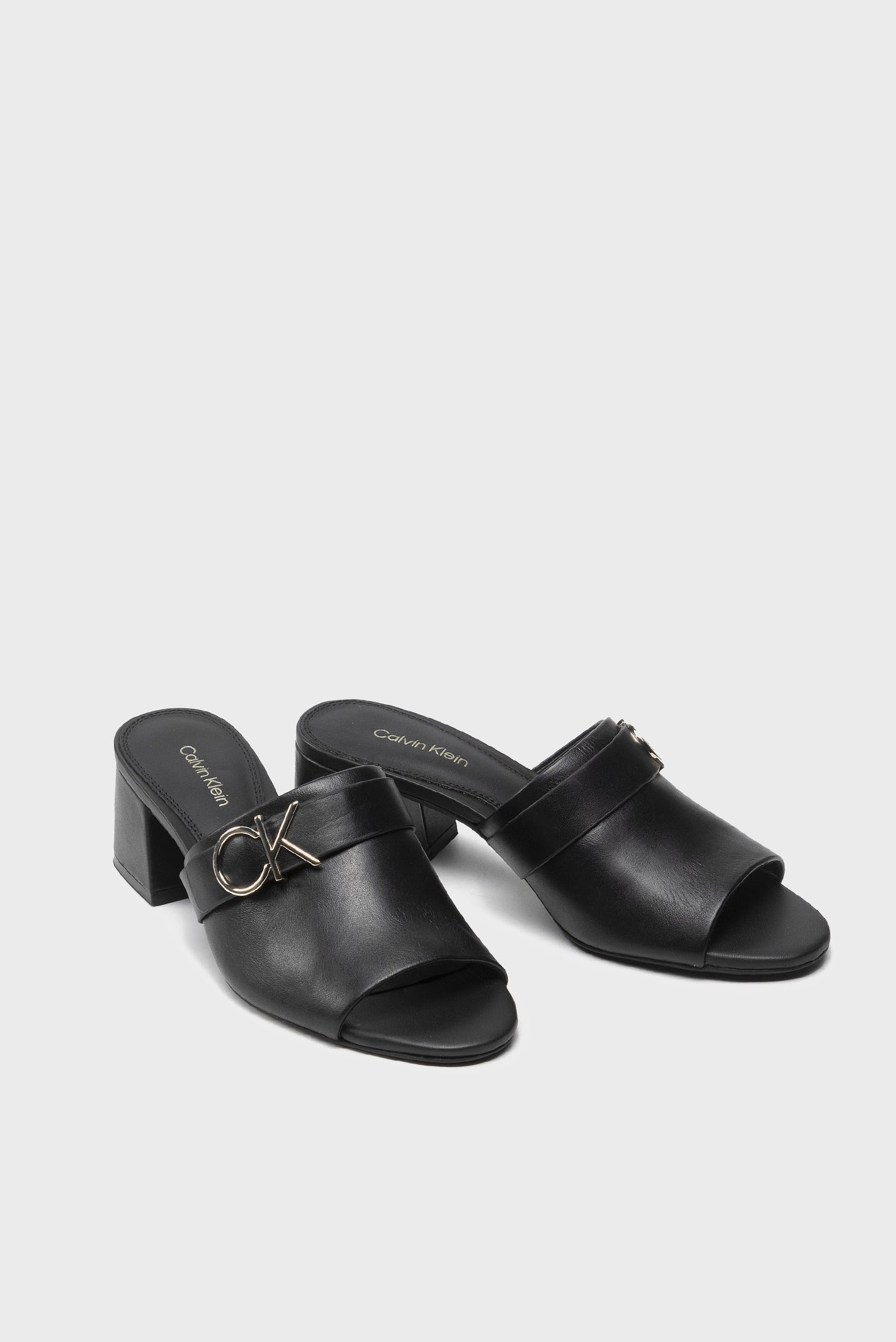 Босоножки ALMOND BLK HL MULE 45 W HDW-LTH 2