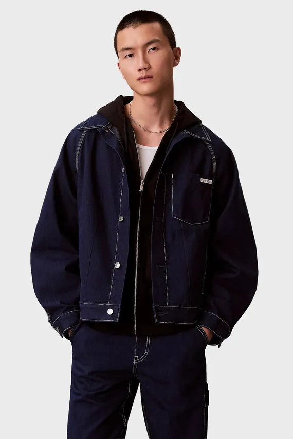 Куртка джинсовая DARTED WORKWEAR JACKET SHURIKEN Calvin Klein Jeans