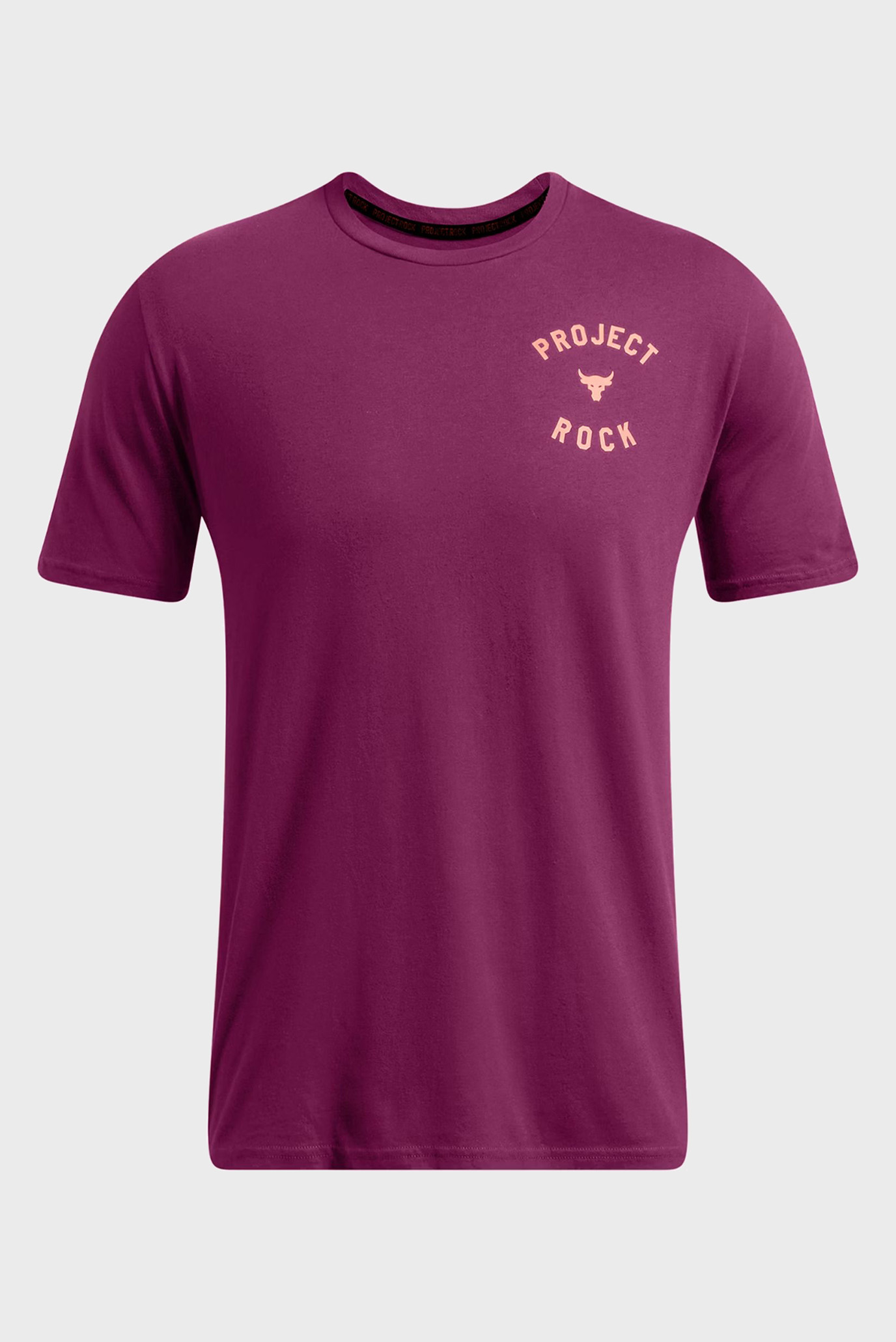 Мужская фиолетовая футболка UA Pjt Rck 7 SS 3