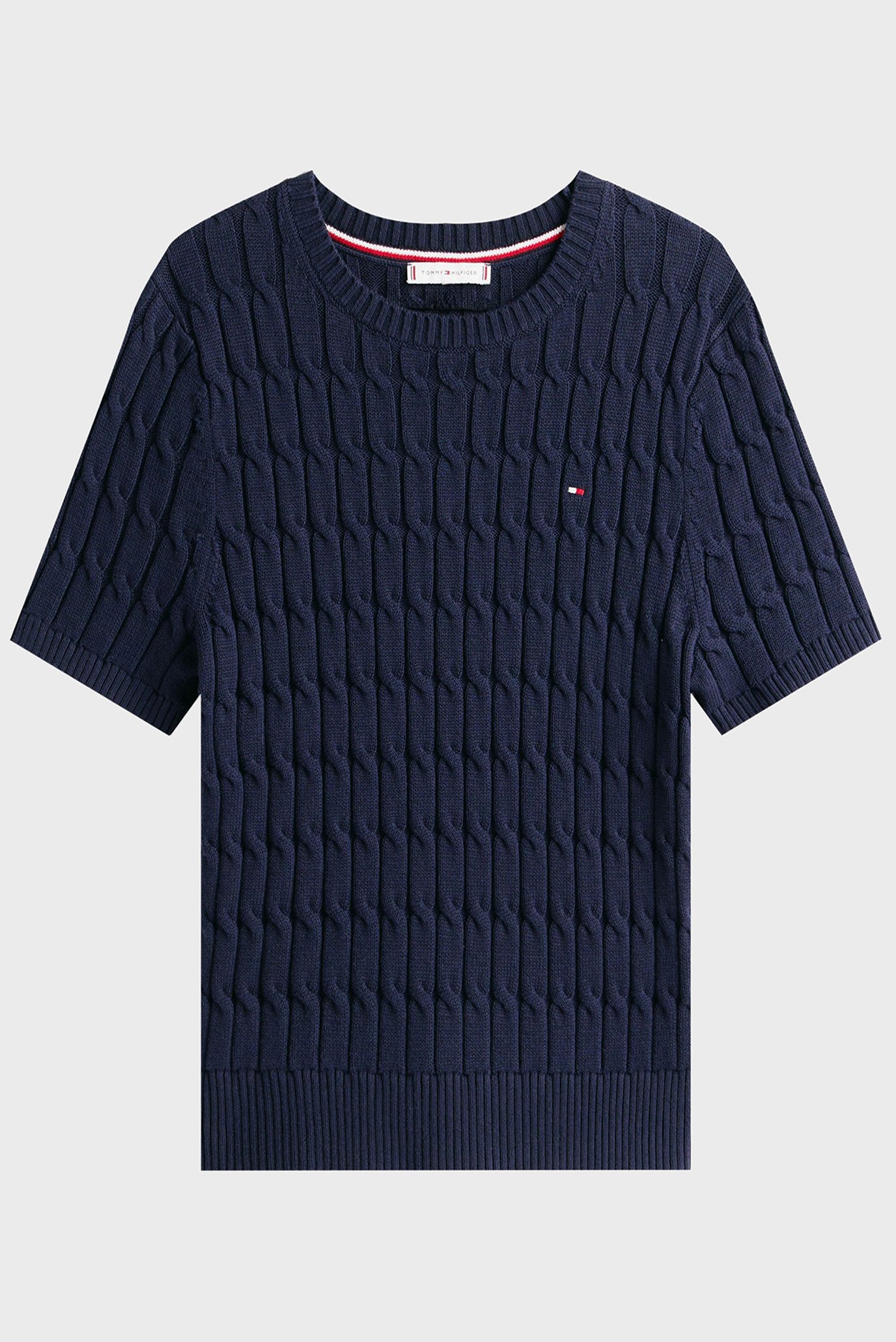 Свитер/CO CABLE MID GG S/S C-NK SWT 4