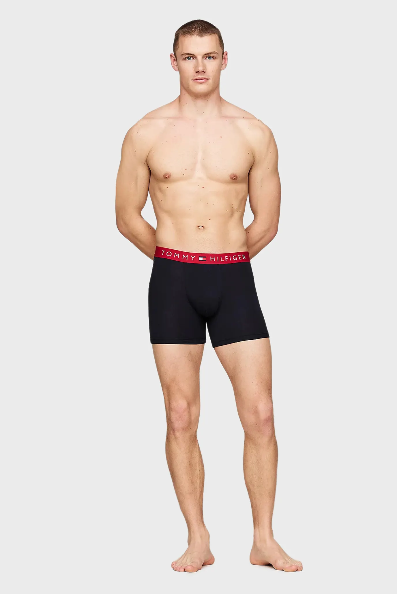 Мужские темно-синие боксеры (3 шт) BOXER BRIEF WB 6