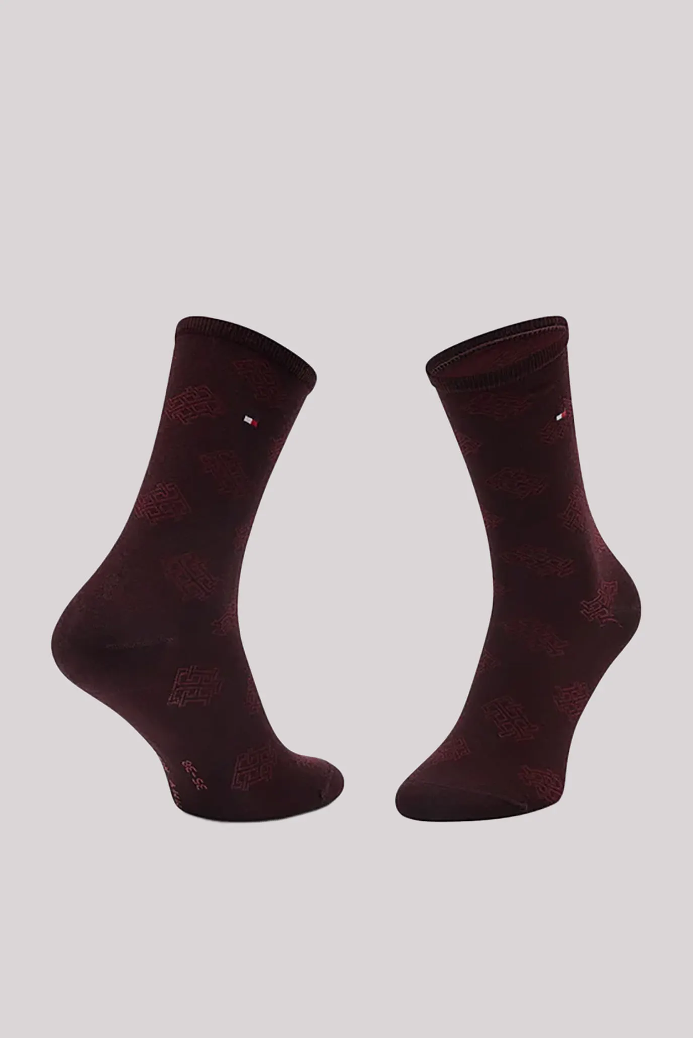 Носки TH WOMEN SOCK 2P TENCEL MONOGRAM AOP 2