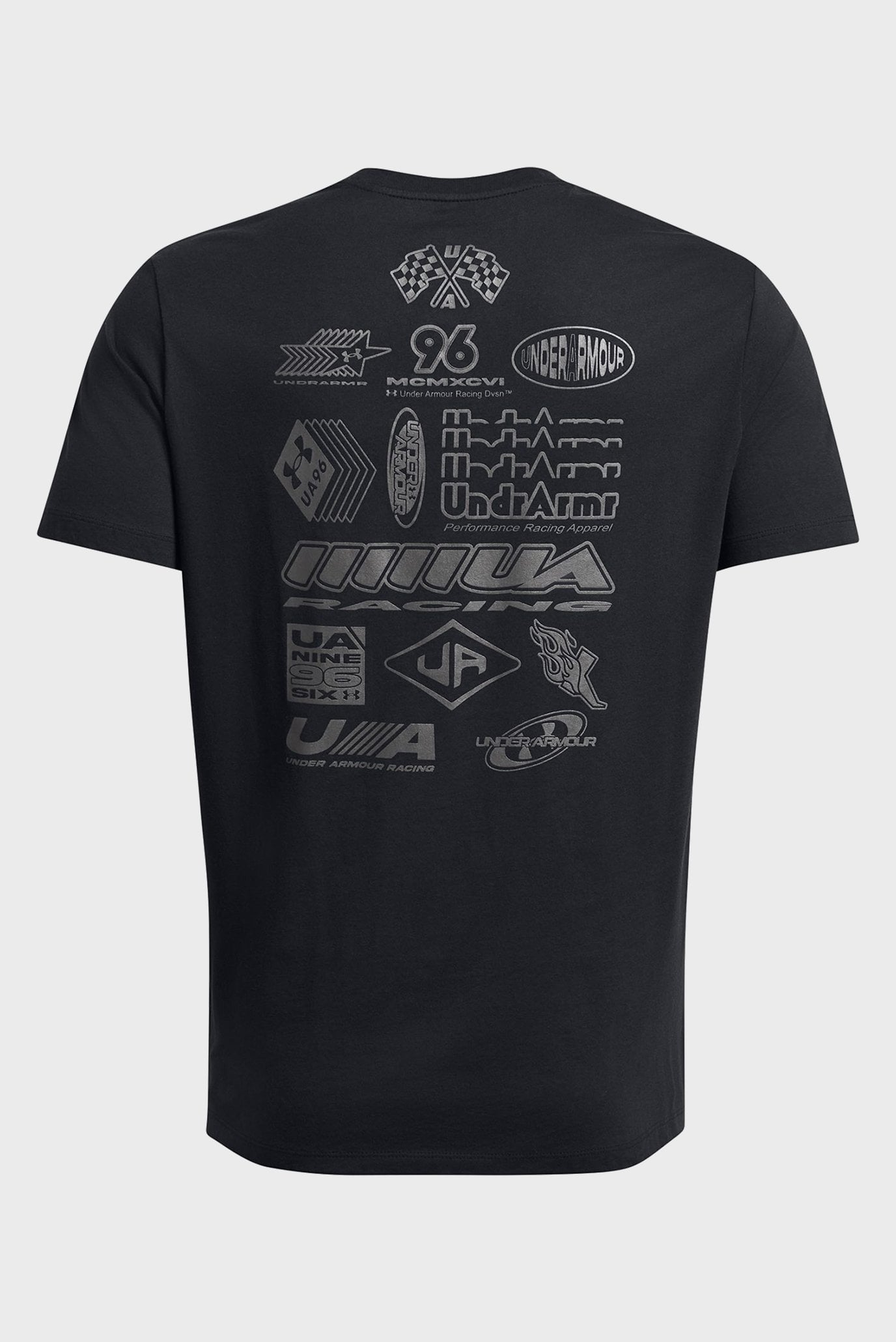 Мужская черная футболка UA RUN ANYWHERE SS 4