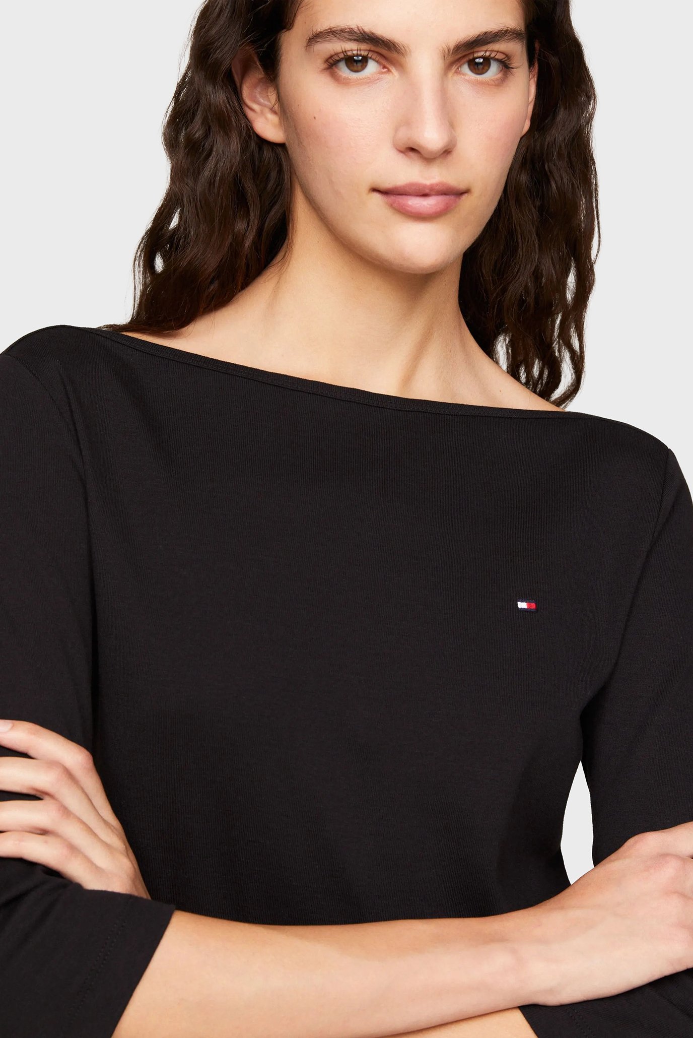 Лонгслив NEW CODY SLIM BOAT-NK 3 4SLVTommy Hilfiger Лонгслив NEW CODY SLIM BOAT-NK 3 4SLV 4