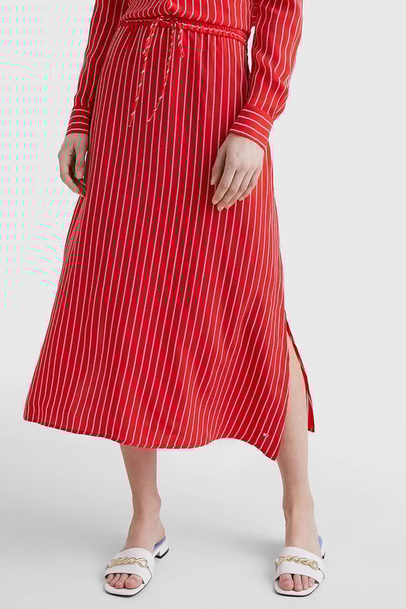 Юбка CUPRO ROPE STP MIDI SKIRT Tommy Hilfiger