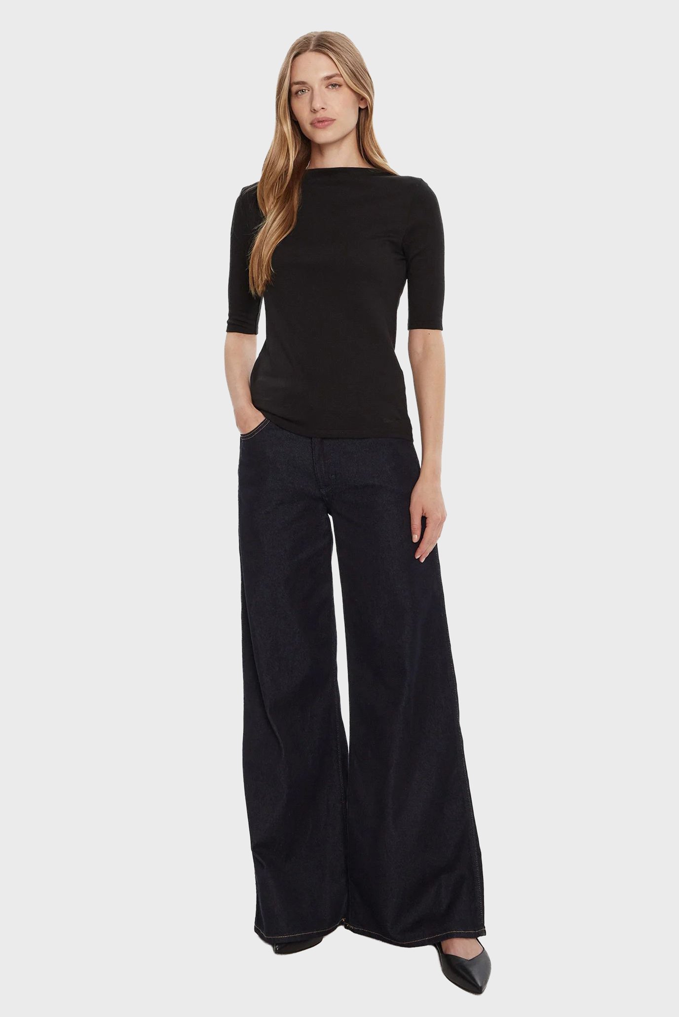 Футболка HALF SLV SUPIMA BOATNECK TOP 2