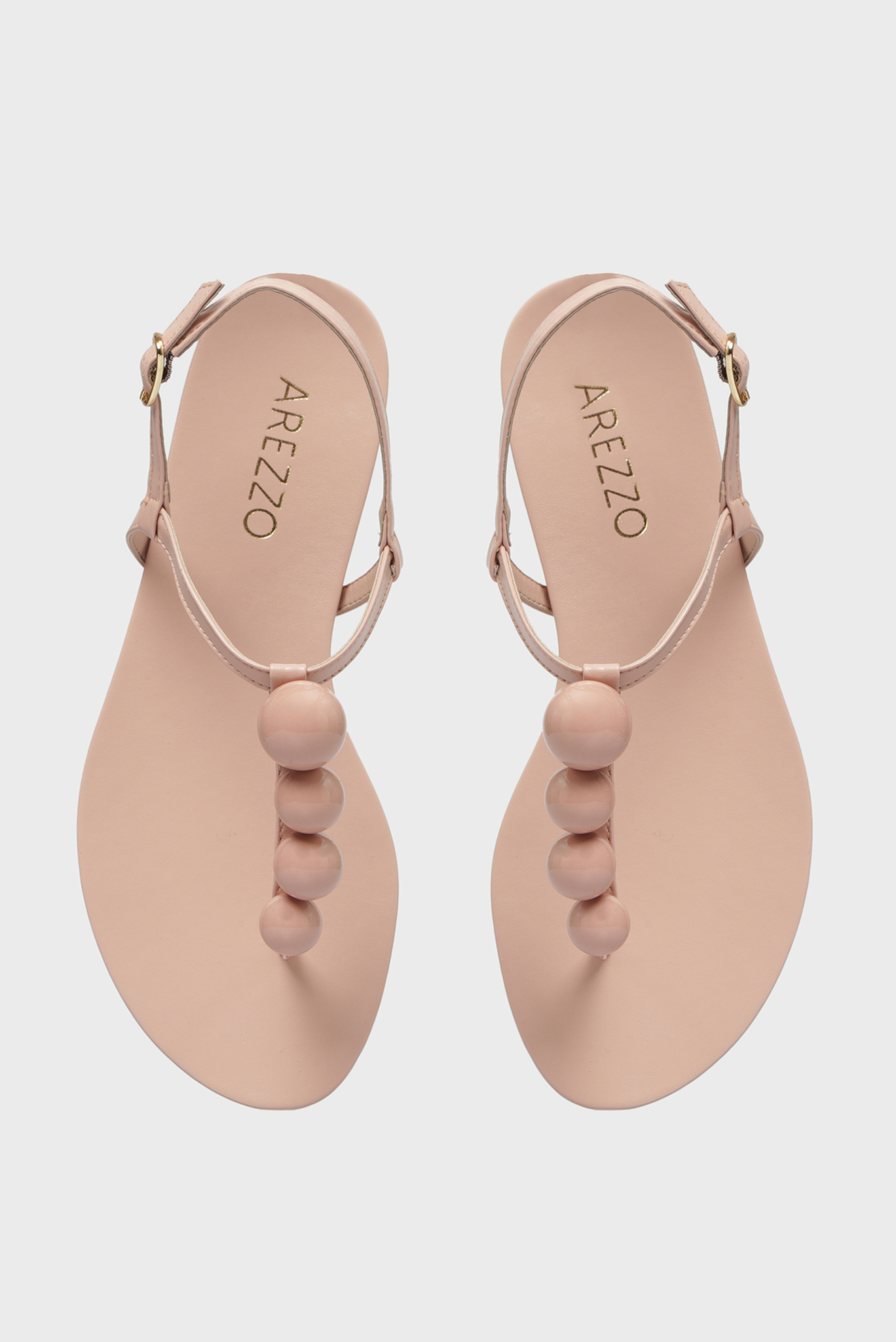 Женские бежевые сандалии 3